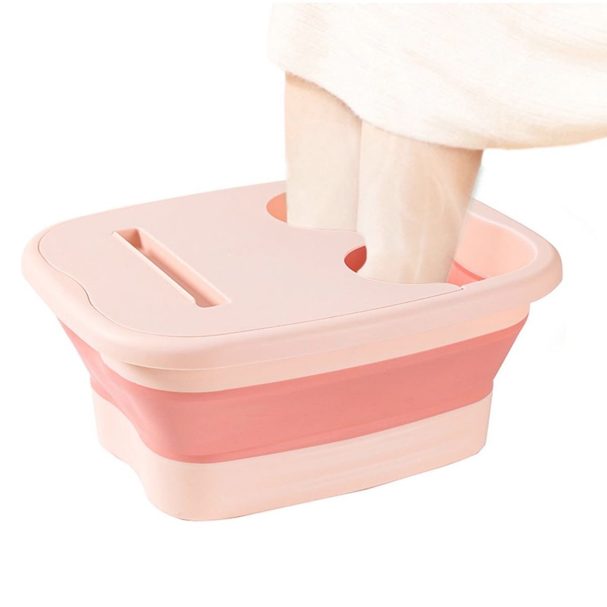 König Design Fußmassagegerät Fußbad Fußbadewanne Faltbar mit Massage-Noppen, Hochwertiges & stabiles Fußbad, für wohltuende Entspannung der Füße