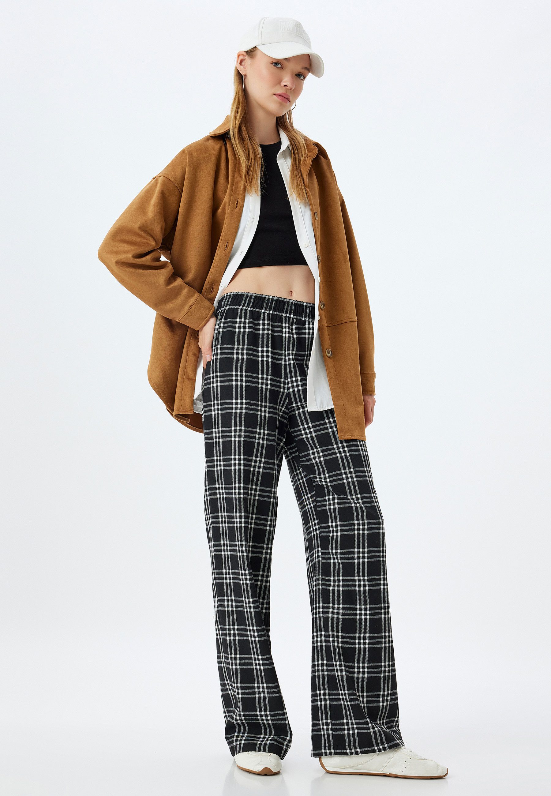 Koton Schlupfhose Normale Leibhöhe Straight günstig online kaufen