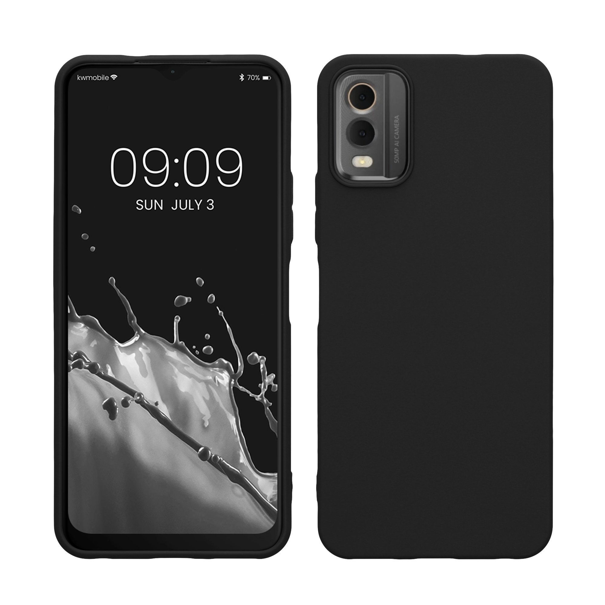 kwmobile Handyhülle Hülle für Nokia C32, Hülle Silikon - Soft Handyhülle - Handy Case Cover
