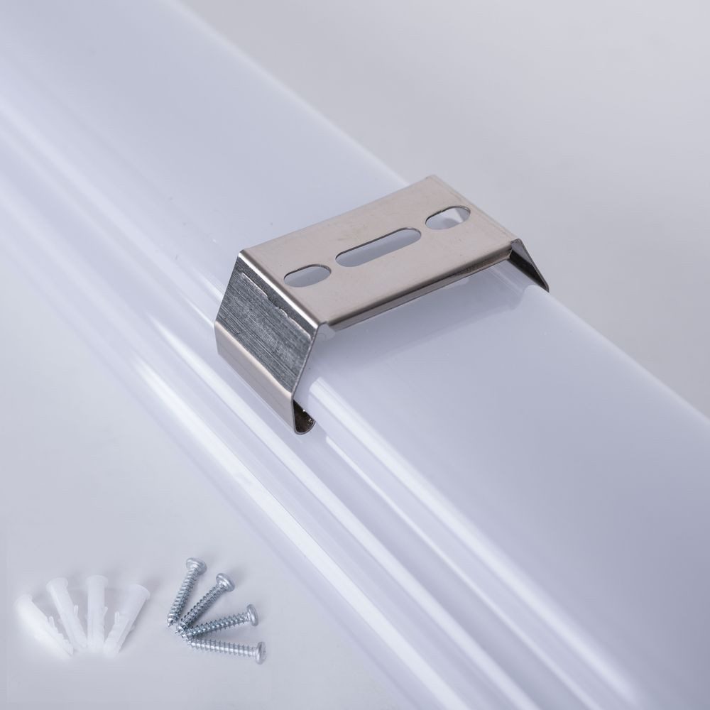 V-TAC LED Deckenleuchte, LED-Leuchtmittel fest verbaut, Neutralweiß, Wannenleuchte LED Feuchtraumlampe Garagenleuchte Hallenlampe 150 cm 2x