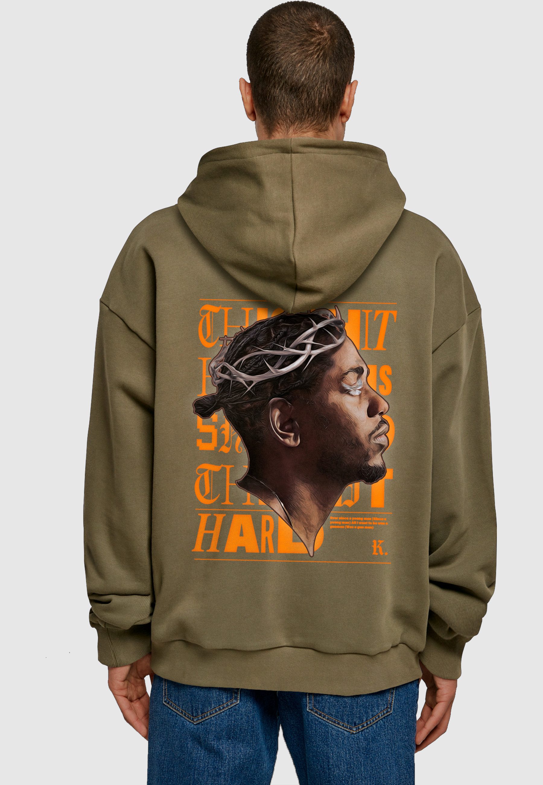 Upscale by Mister Tee Hoodie Upscale by Mister Tee Unisex K-Dot Heavy Oversize Hoody (1-tlg)