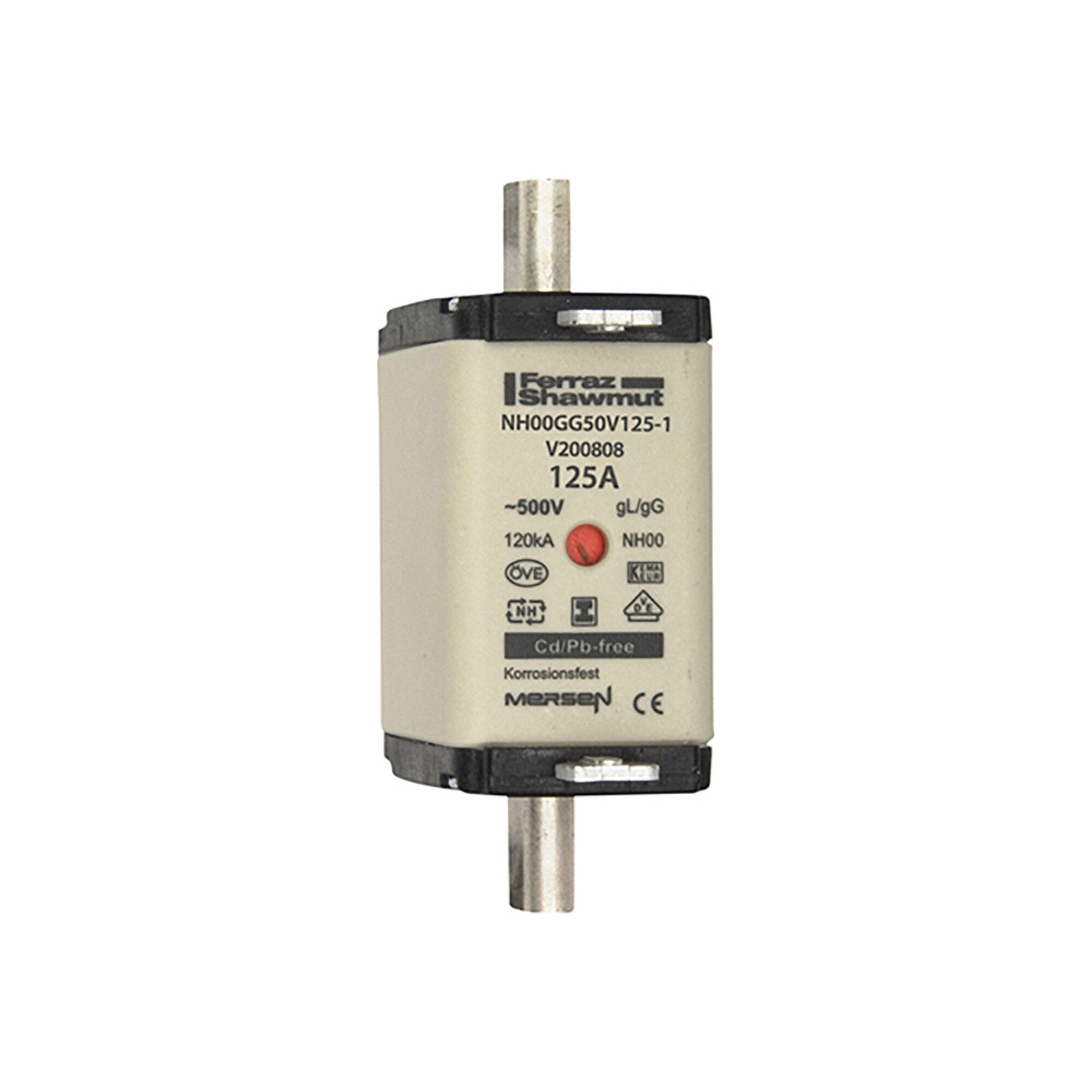MERSEN Schalter Mersen NH-Sicherungseinsatz SG Gr.00 gG 125A/500VKM NH00GG50V125-1