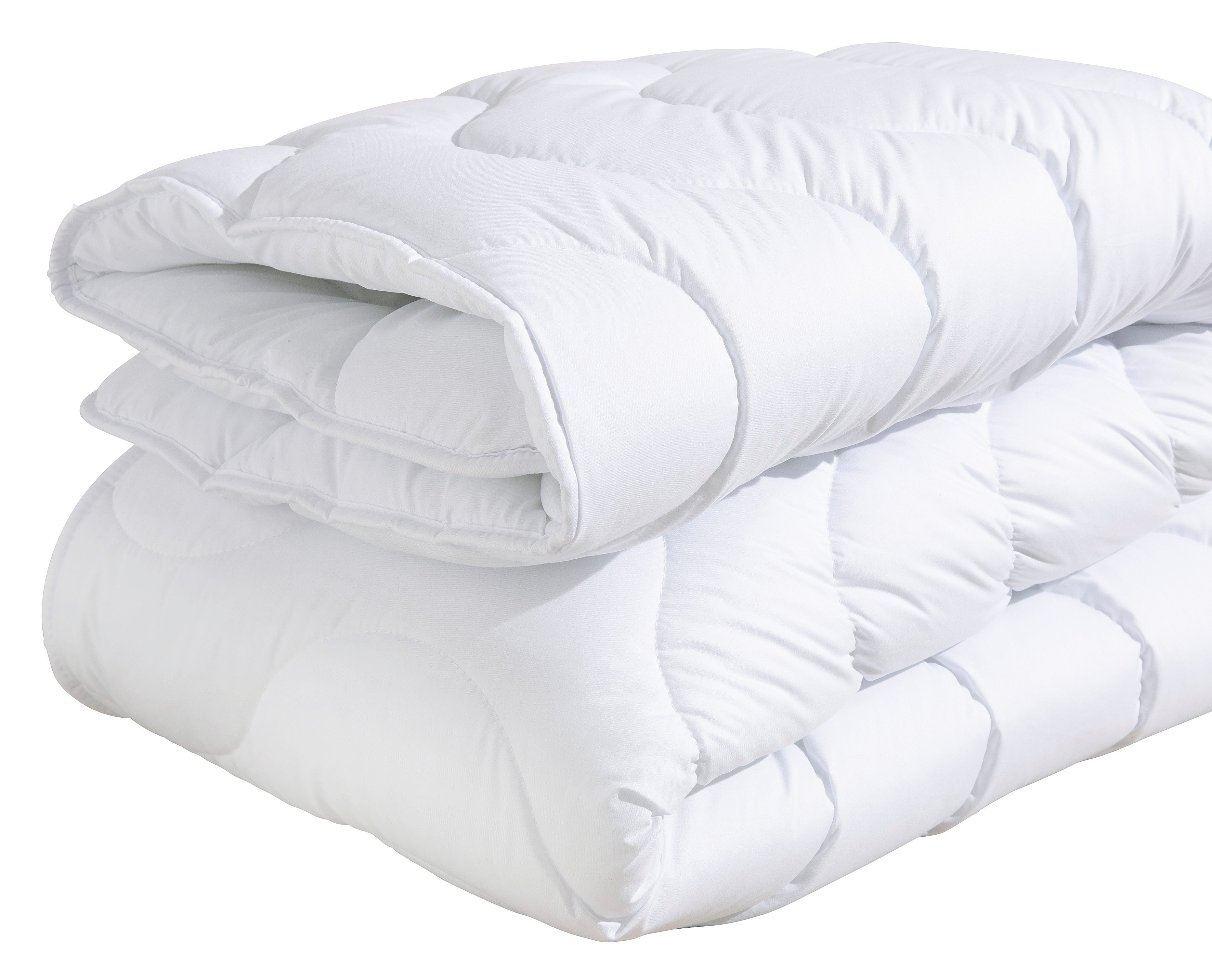 OTTO home Microfaserbettdecke Mailo Bettdecke 135x200 cm, 155x220 cm, Füllung: Polyester, Bezug: Microfaser-Feinbatist, Sommer, Winter, Decke, kuschelweicher Microfaser-Feinbatist Bezug