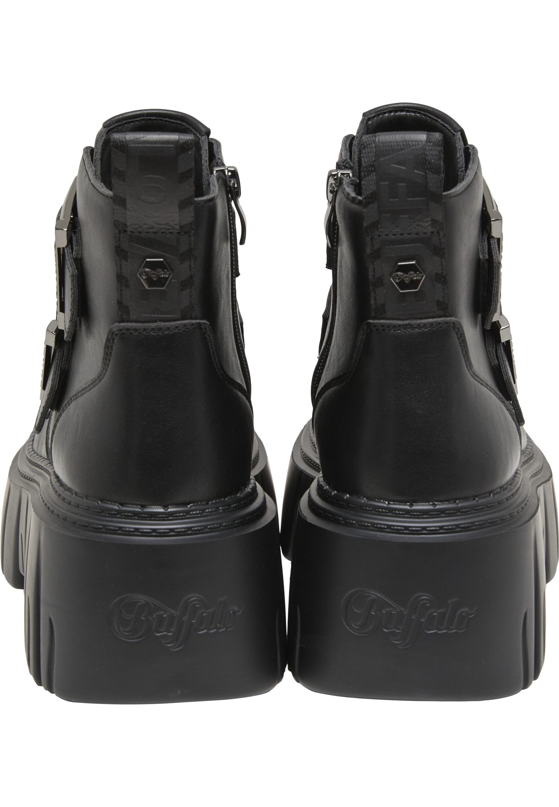 Buffalo Buffalo ZESPHER BIKER BUCKLE - VEGAN NAPPA Stiefel