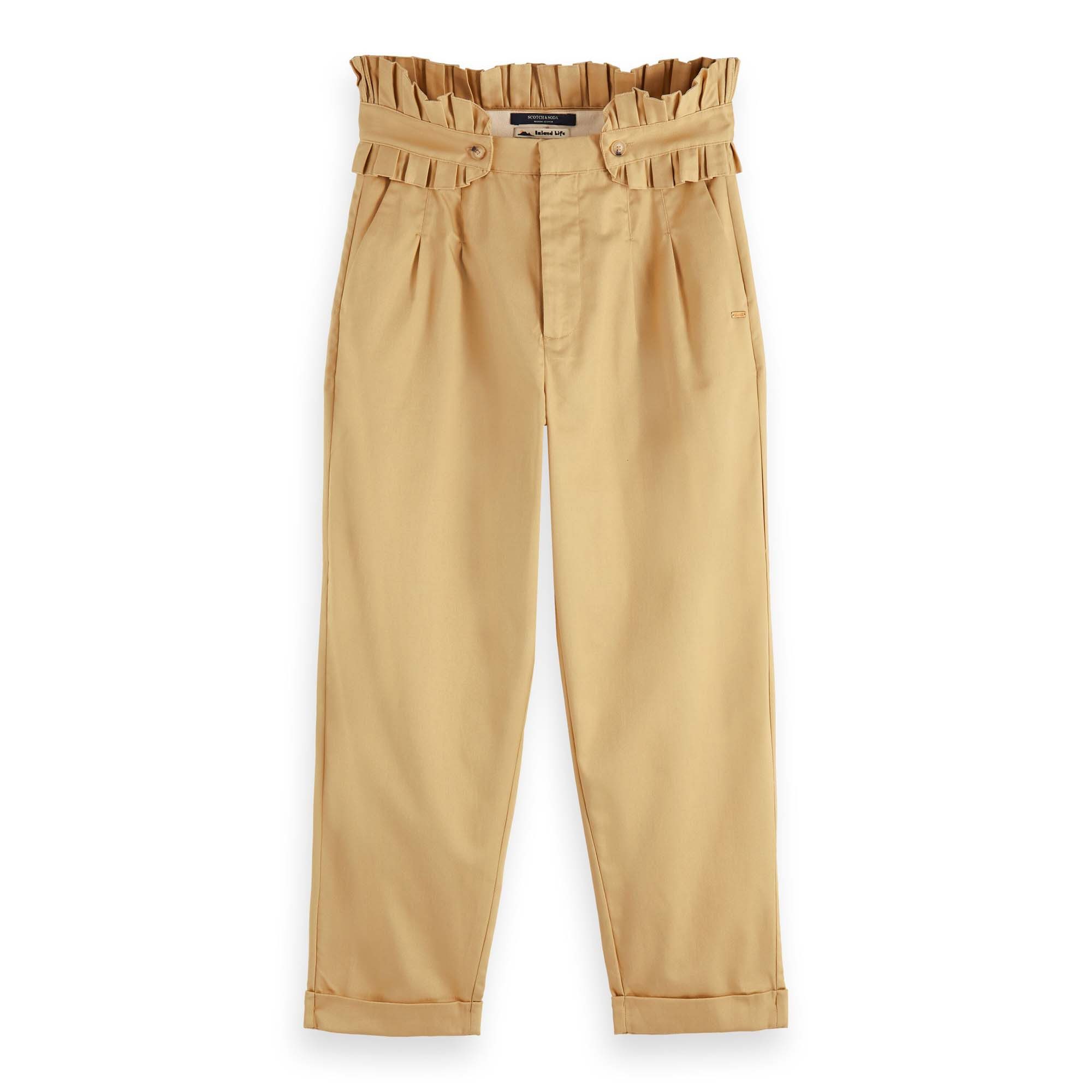 Maison Scotch Trekkinghose Maison Scotch Damen Stoffhose Clean Twill Chino 156934