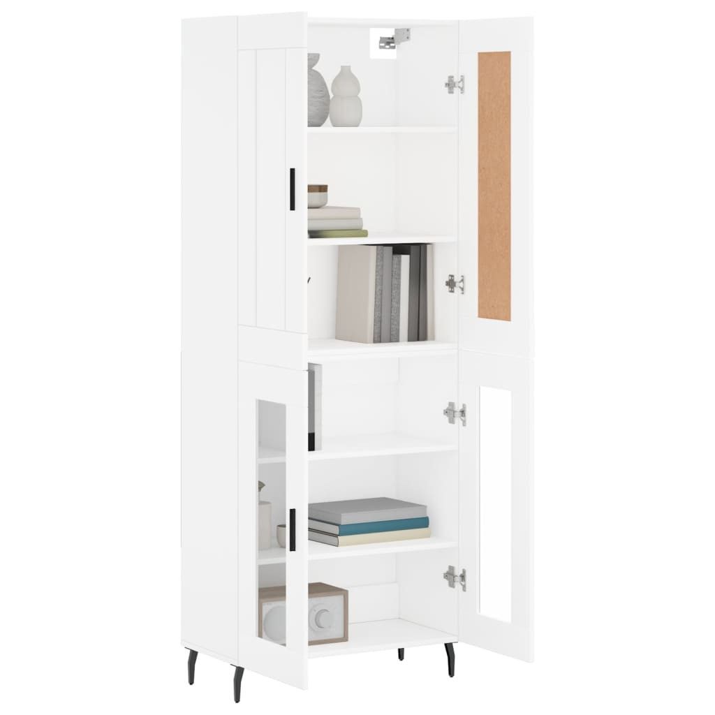 vidaXL Highboard Highboard Weiß 69,5x34x180 cm günstig online kaufen