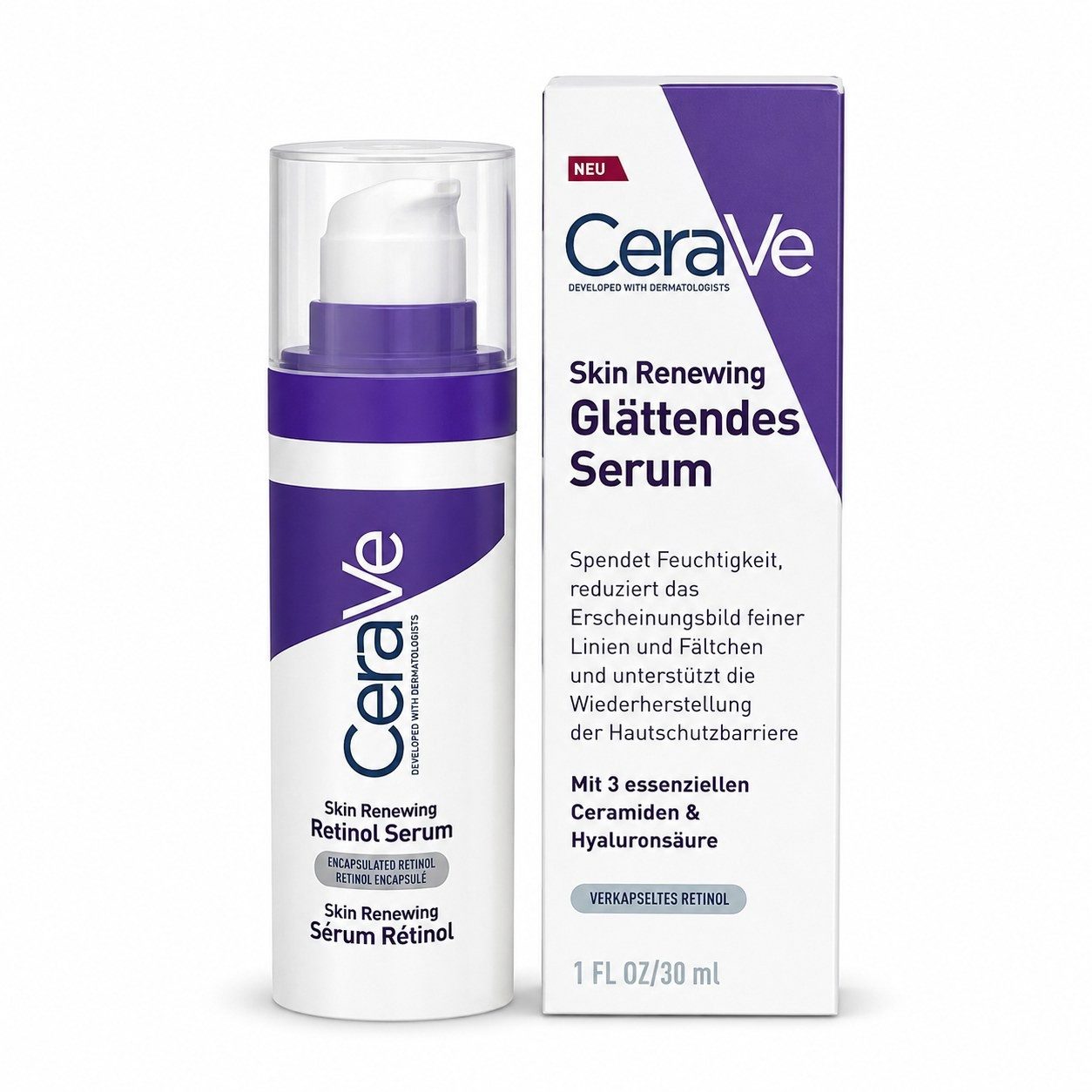 CeraVe Gesichtspflege CERAVE Skin renewing glättendes Serum 30ml PZN 19979417