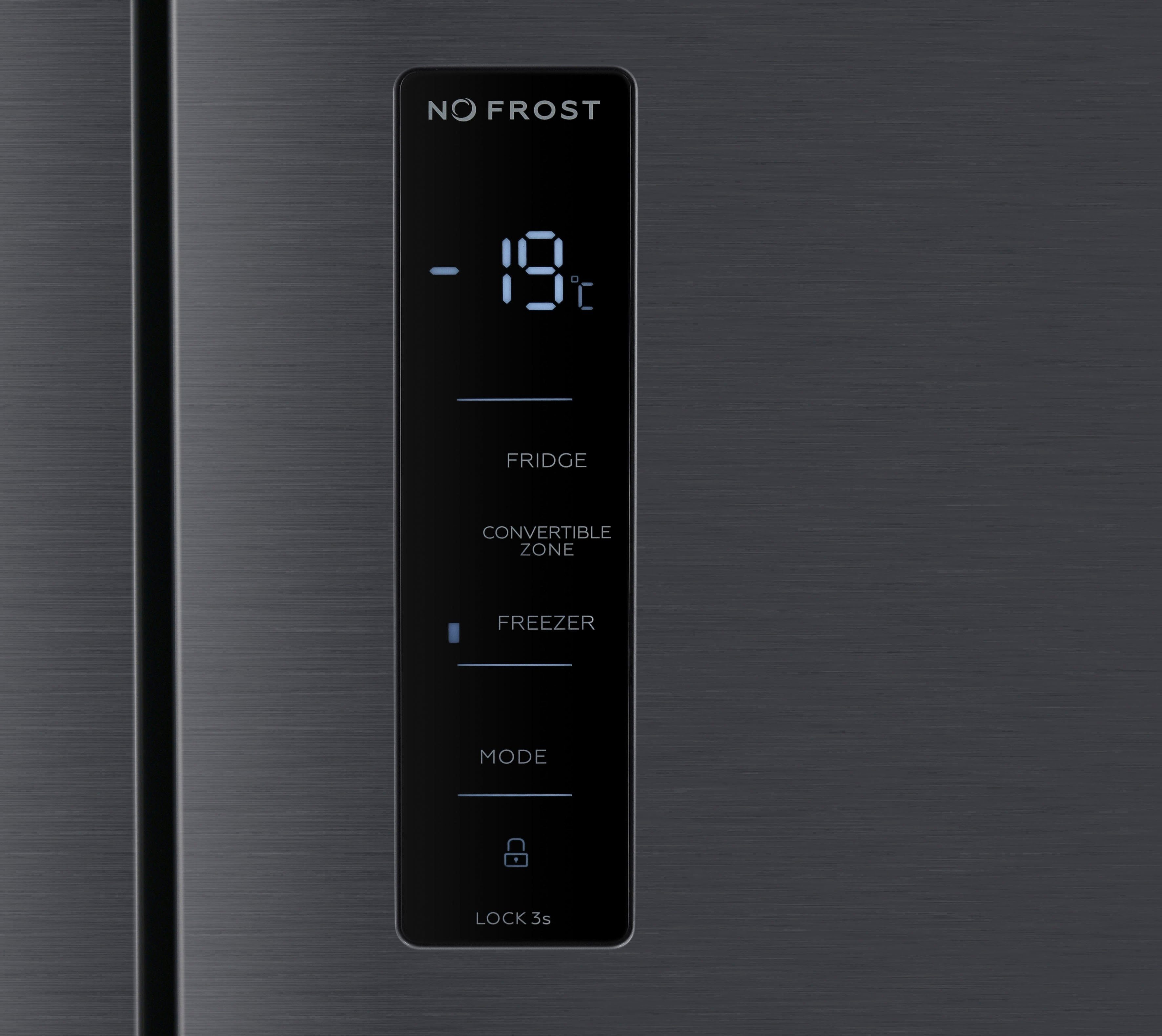 Hanseatic Multi breit, Türalarm Multizone, Door HCDA19090DI, NoFrost, hoch, cm Display, 190,0 90,9 cm