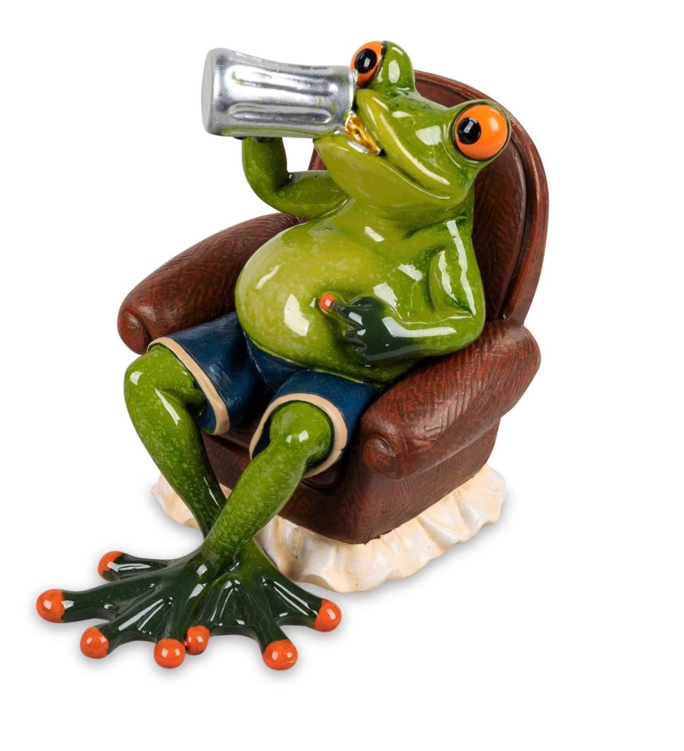 formano Dekofigur Froschhausen, Höhe: 11.5cm, Farbe: Grün, Motiv: Frosch