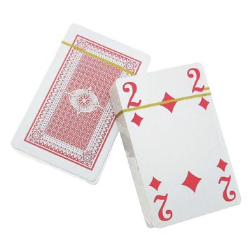 Global Partner Spielesammlung, Gesellschaftsspiel, Kartenspiel Senioren Rommé Spielkartenset 2 x 55 Blatt, Extra Große Ziffern und Buchstaben.