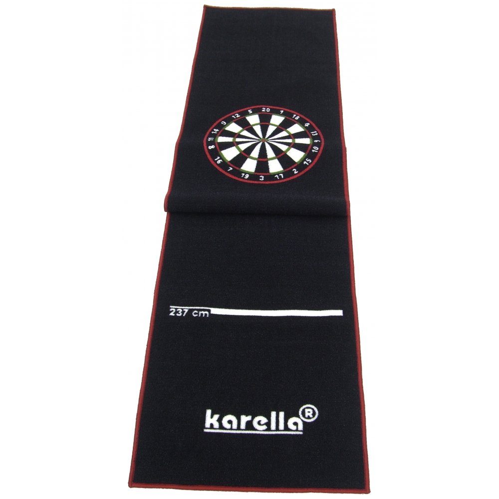 Veloursteppich Dartmatte Velour 290 x 60 cm für Soft und Steeldart