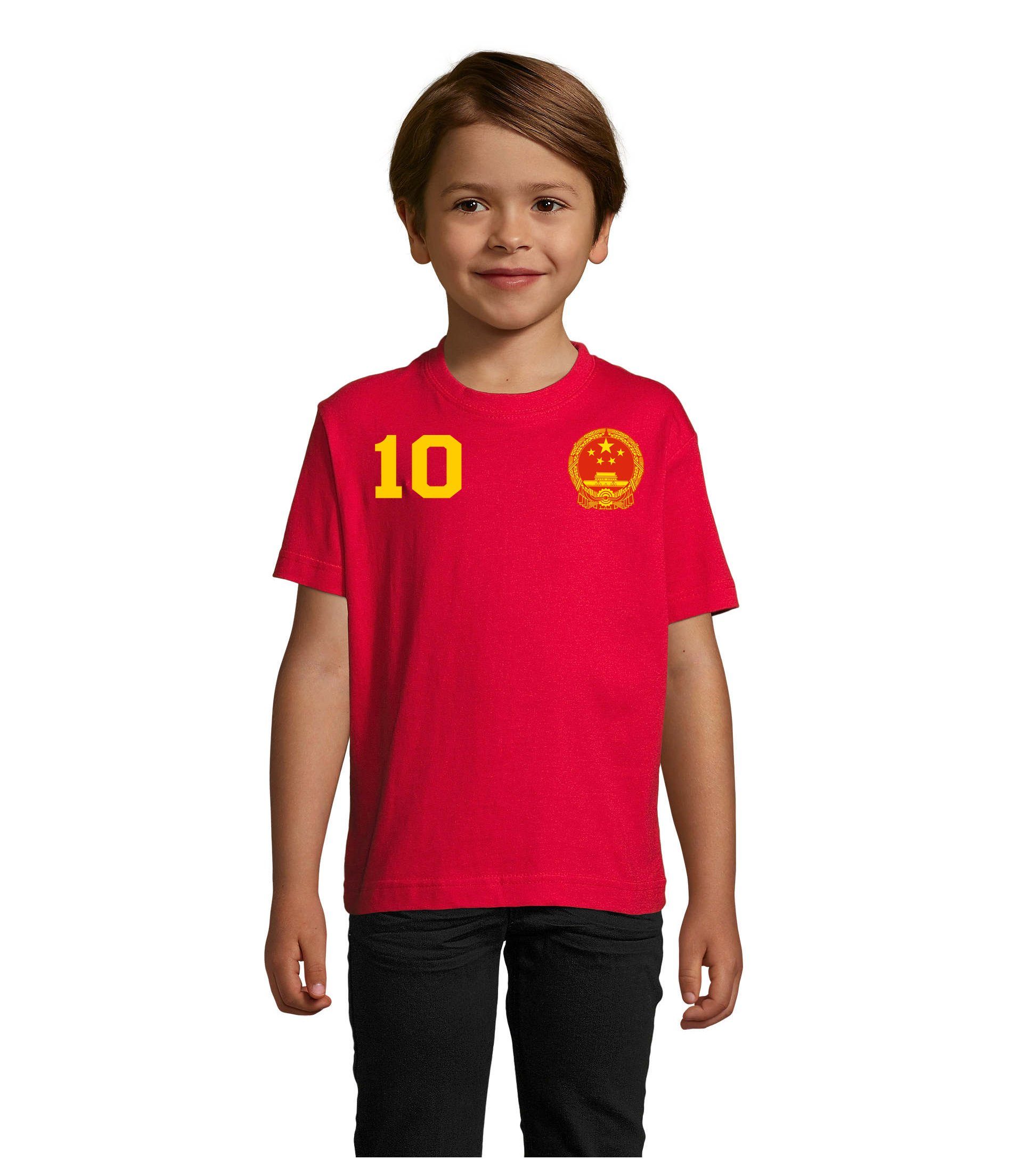Fußball Weltmeister Trikot WM Asien Meister & Kinder,China Brownie Sport Blondie T-Shirt
