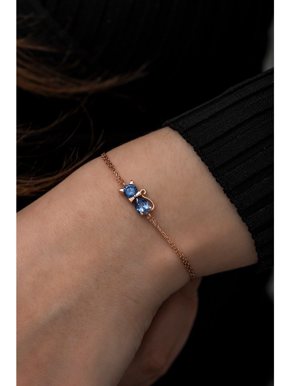 Nisan Ketten und Armband Set, 925 Silber Damenarmband –, Katzen-Design mit günstig online kaufen