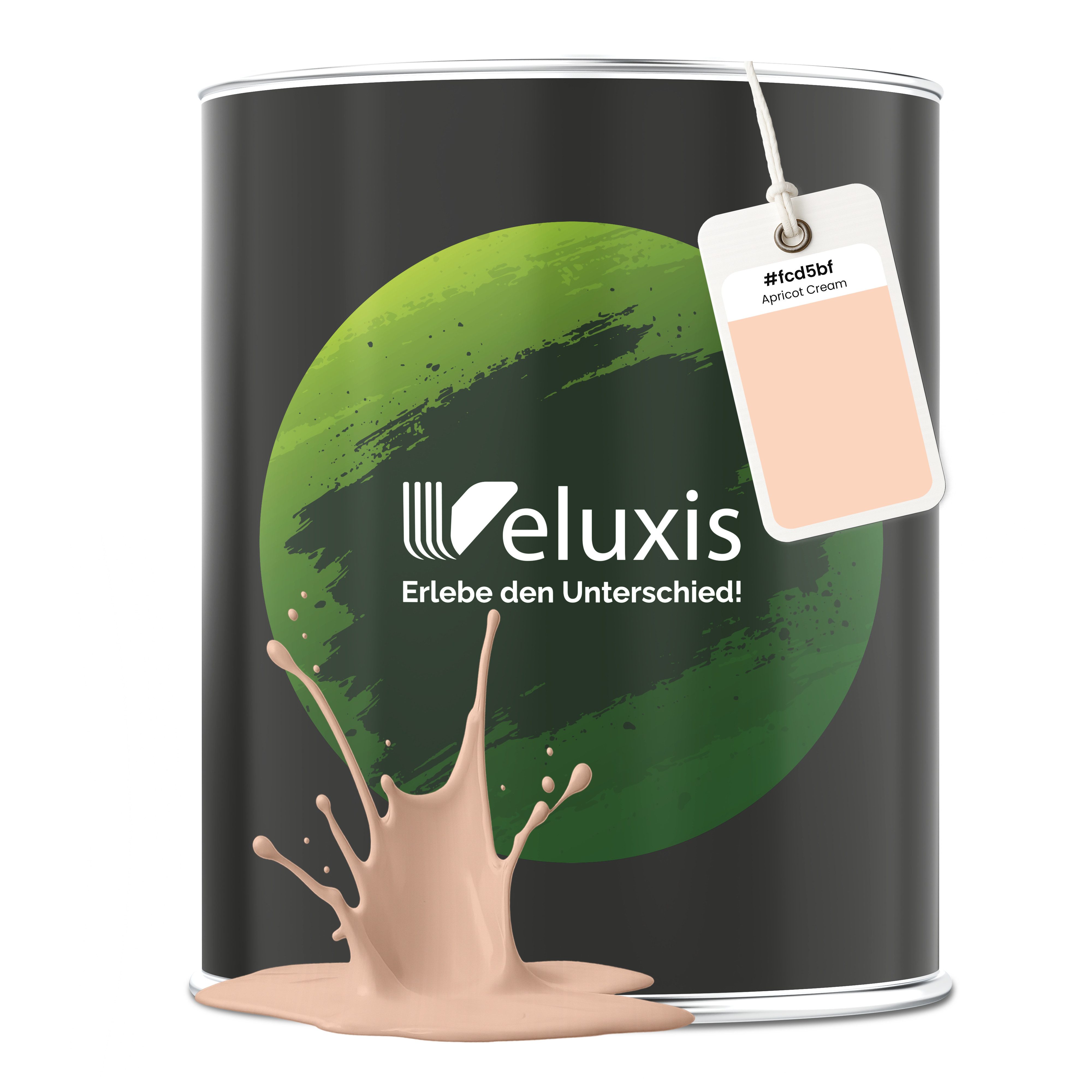Veluxis Wandfarbe Veluxis® Edle Wandfarbe, für den Innenraum - Deckkraft-Klasse 1, Streifenfrei & tropfarm