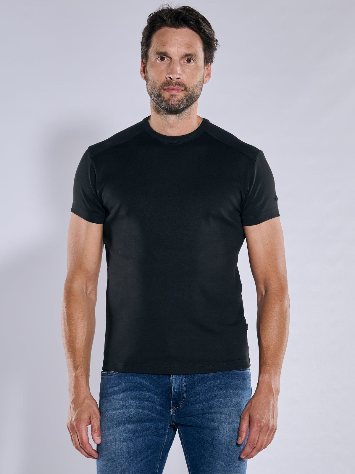 Engbers T-Shirt Herren Basic-Shirt "My Favorite" organic, Schwarz