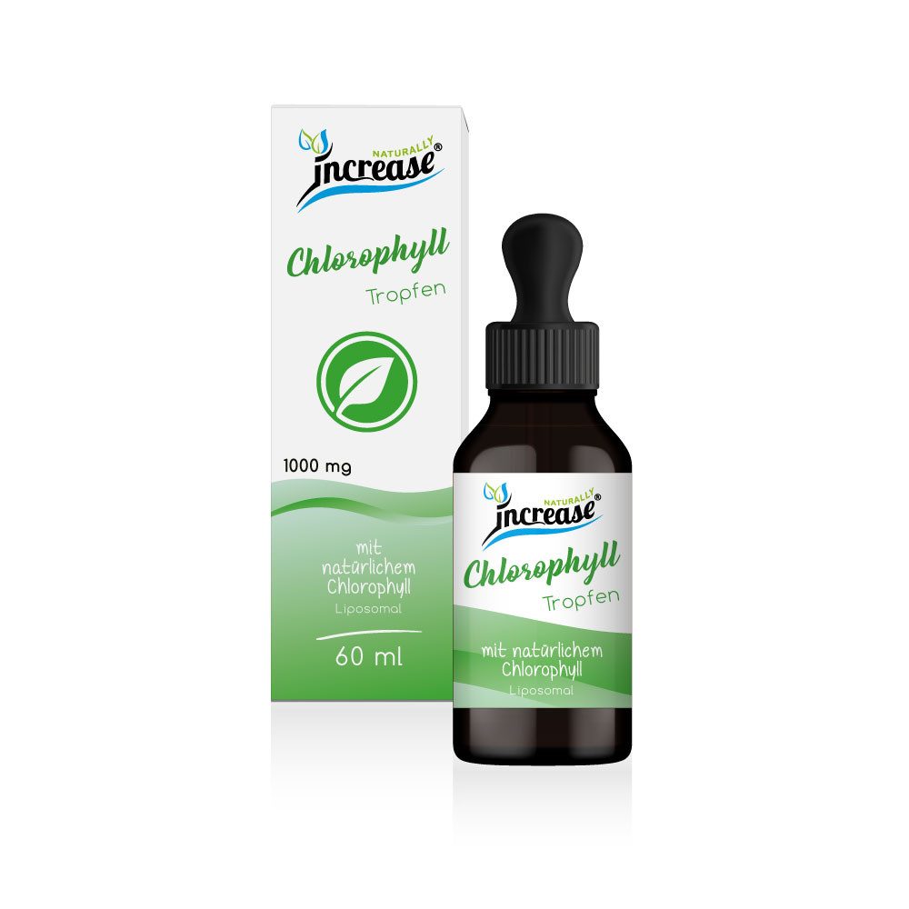 increase NATURALLY Liposomales Chlorophyll - 1000mg pro Tag Tropfen, 60 ml