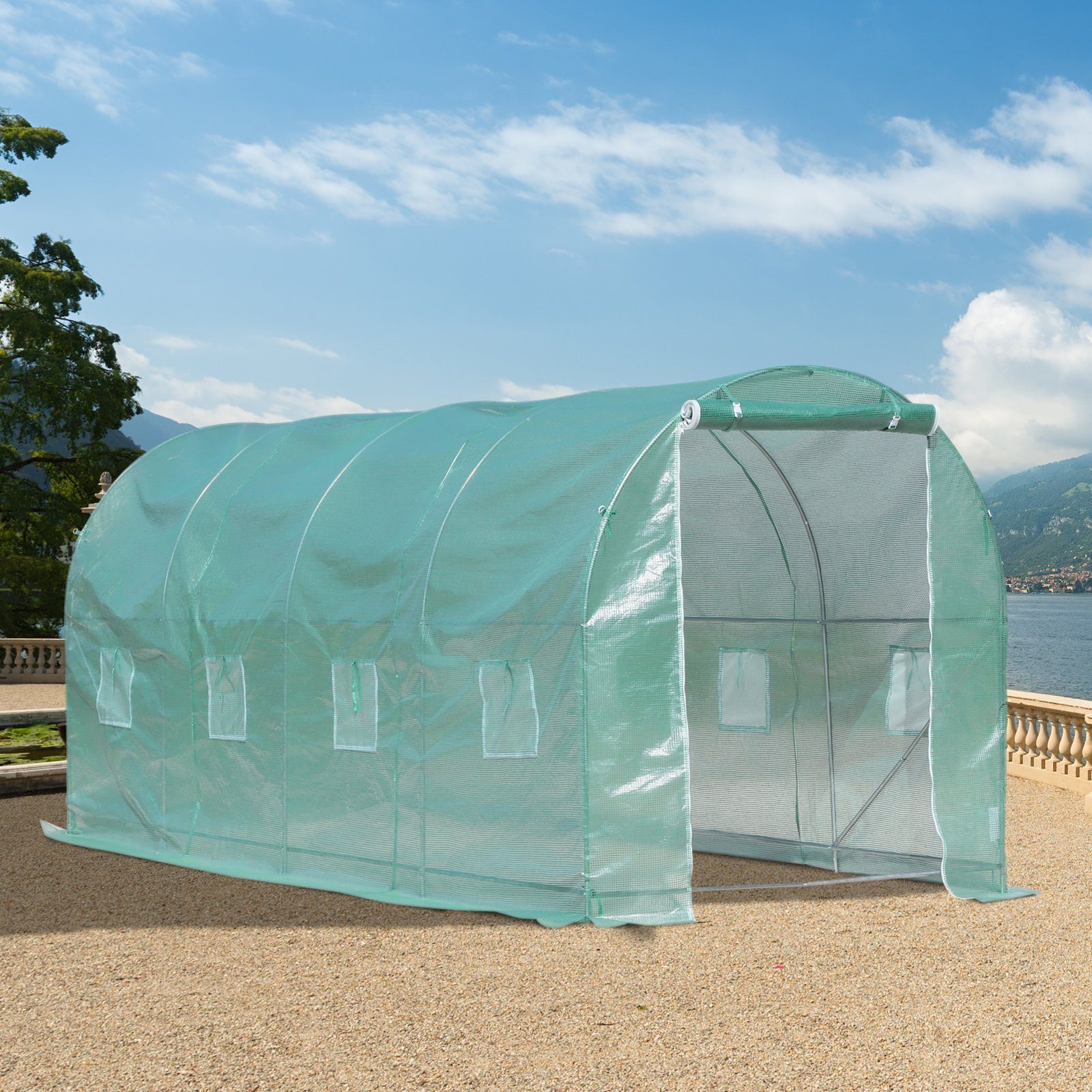 Outsunny Foliengewächshaus Foliengewäc...