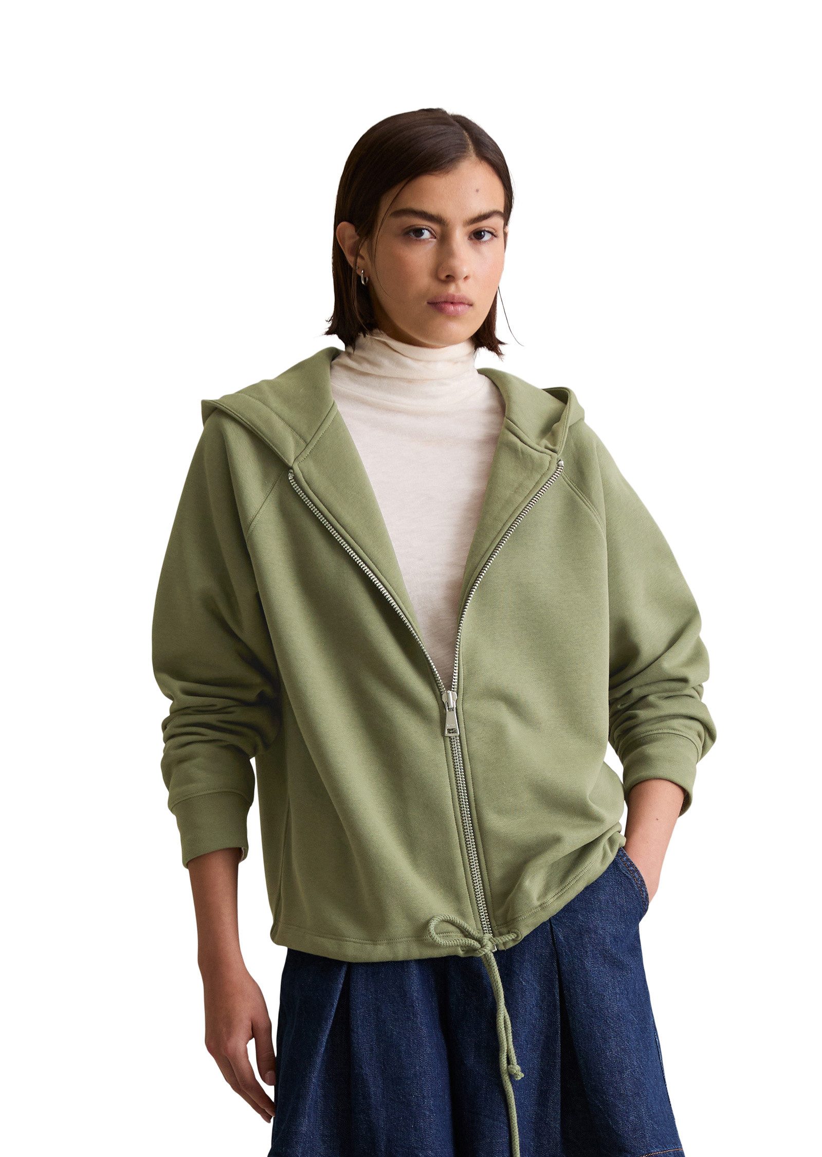 Marc O'Polo DENIM Sweatjacke aus softem günstig online kaufen