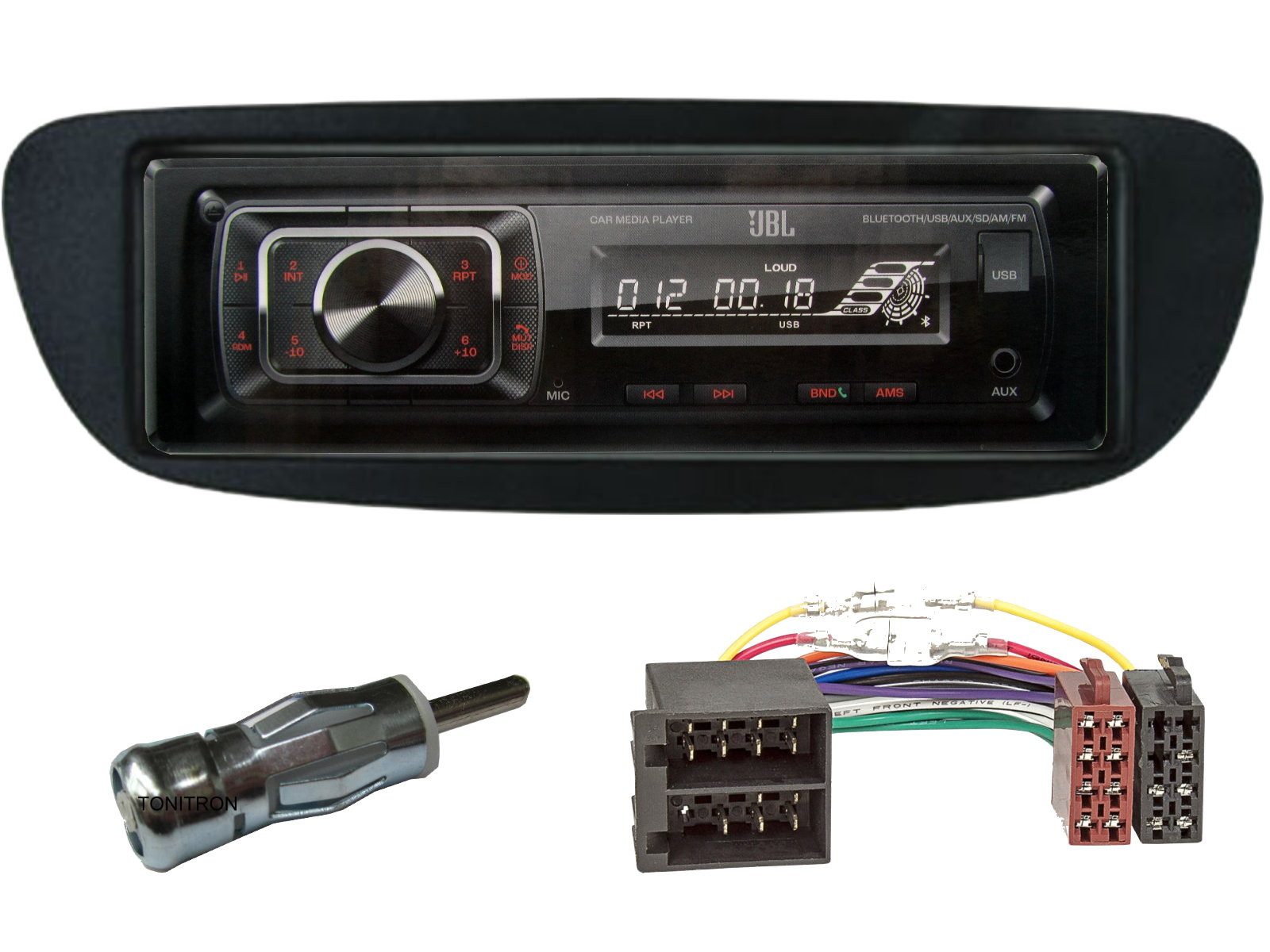DSX JBL Bluetooth USB Aux In SD Karten Radio für Citroen C1 Bj 05-10 Autoradio