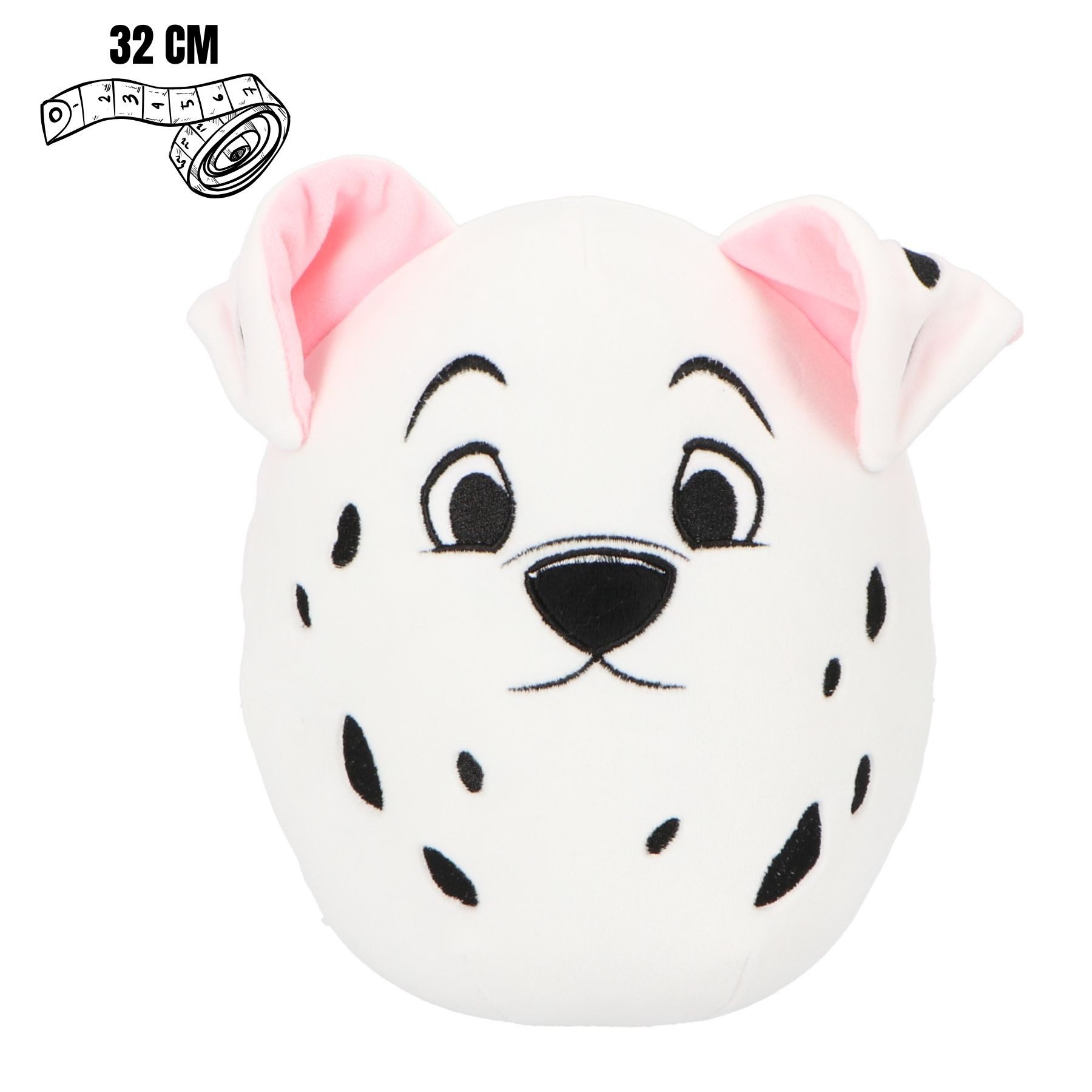 Disney Plüschfigur Dalmatiner Squishy 32 cm weiche Spielzeugfigur in Weiß für Kinder