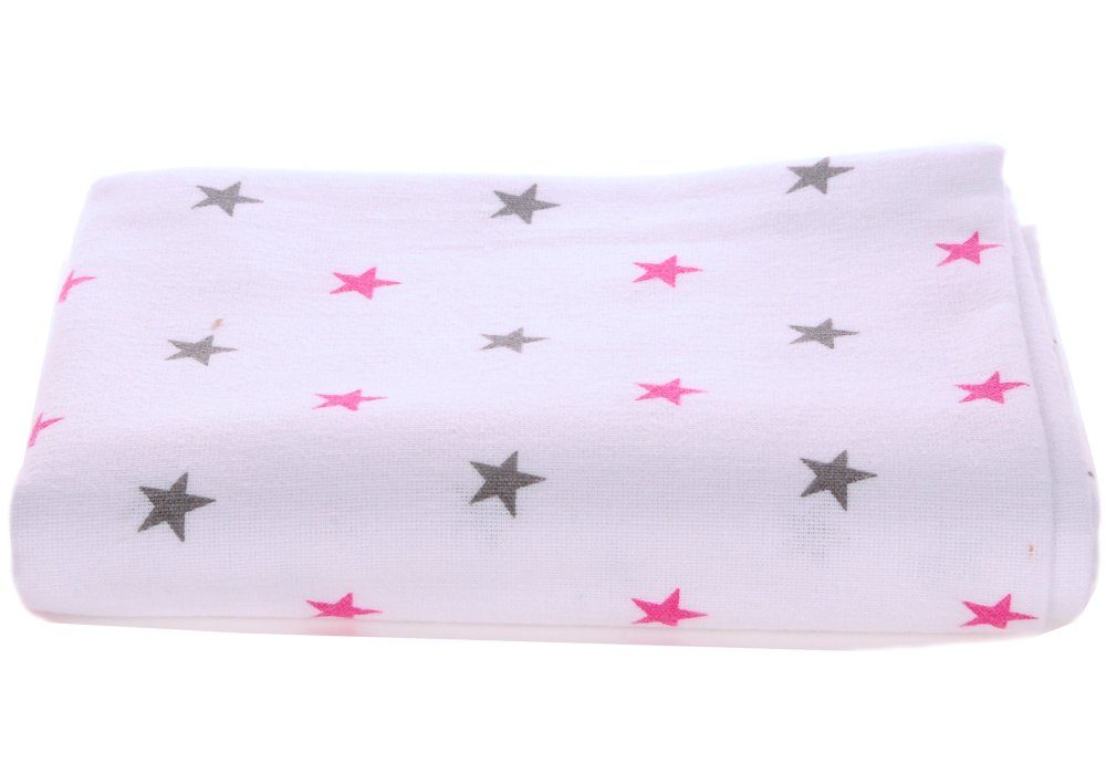 Betttuch Baby Wickeltuch Tuch Spucktuch groß 78 x 120cm Babytuch