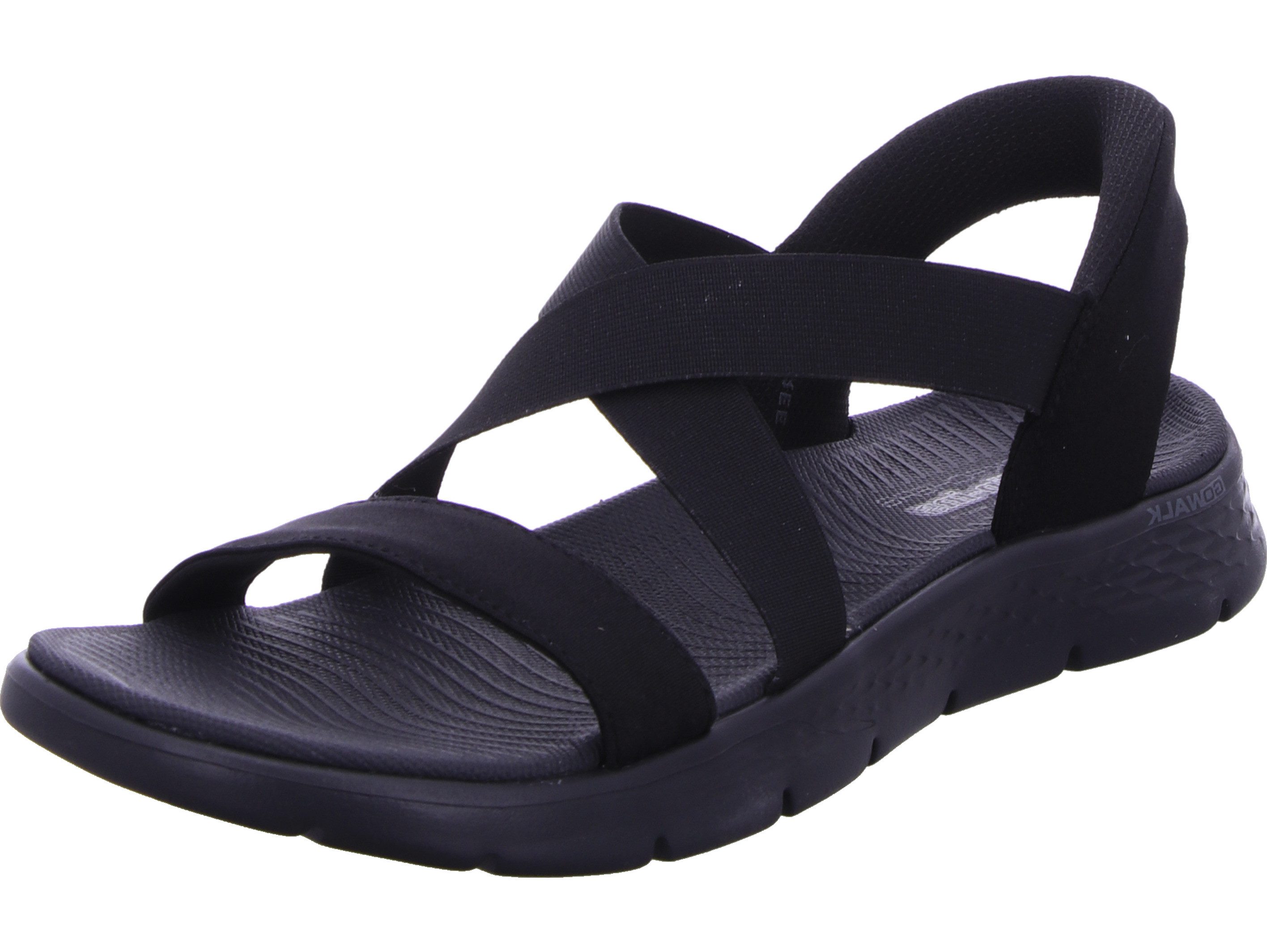 Skechers Go Walk Flex Sandal-GLIMMER UP Sandale Slip-ins, Maschinenwaschbar