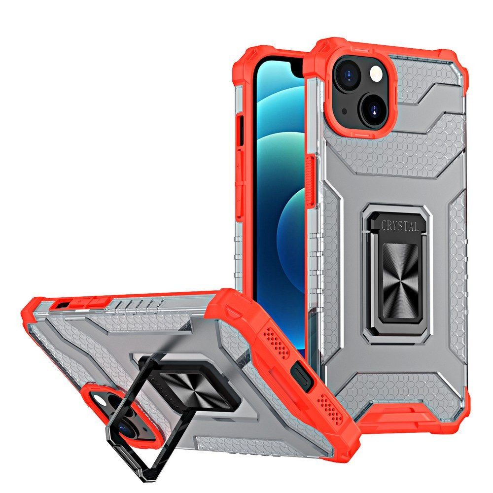 Hurtel Handyhülle Schutzhülle Ringhalter Standfunktion 5,4 Zoll, Ringhalter, Ständerfunktion, TPU/PC-Hybrid, stoßfest