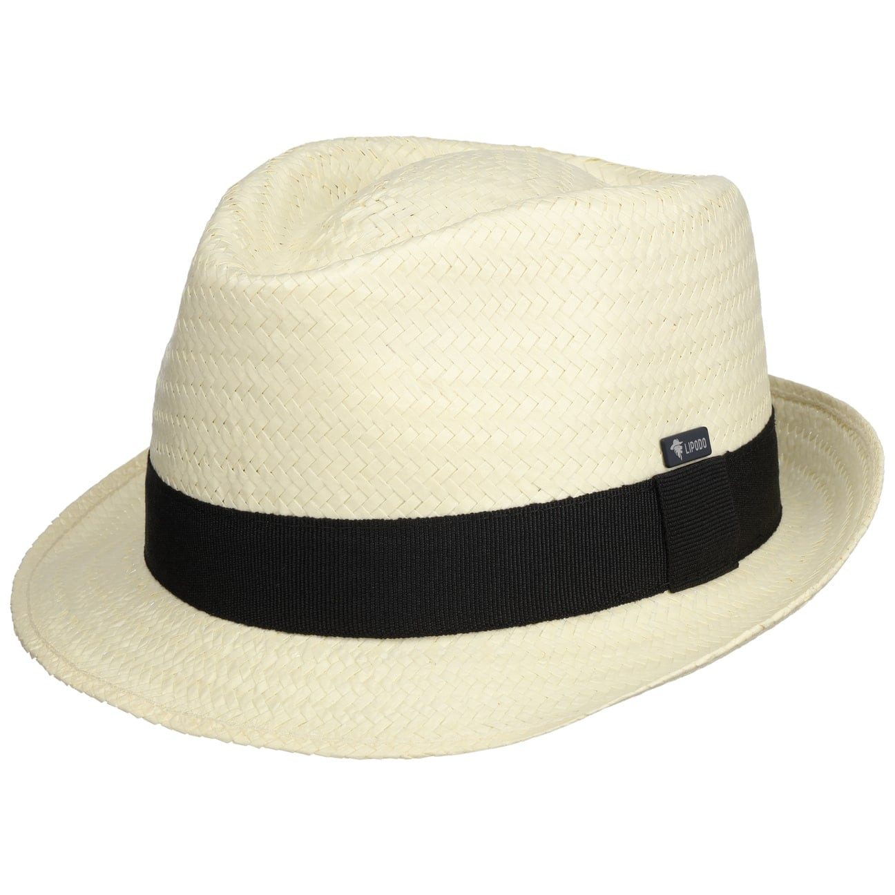 Lipodo Sonnenhut (1-St) Sommerhut mit Ripsband, Made in Italy