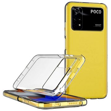 CoolGadget Handyhülle Transparent Ultra Slim Case für Xiaomi Poco M4 Pro 6,43 Zoll, Silikon Hülle Dünne Schutzhülle für Poco M4 Pro Hülle