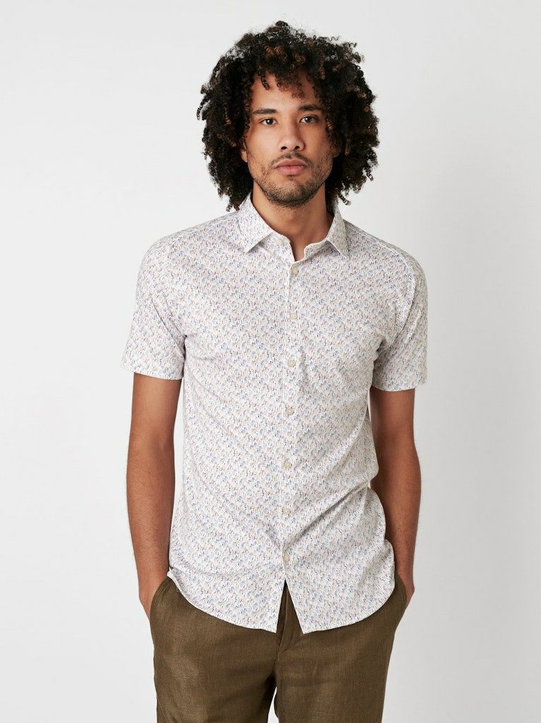 DESOTO Outdoorhemd Kurzarm FreizeitHemd für Herren (1-tlg)