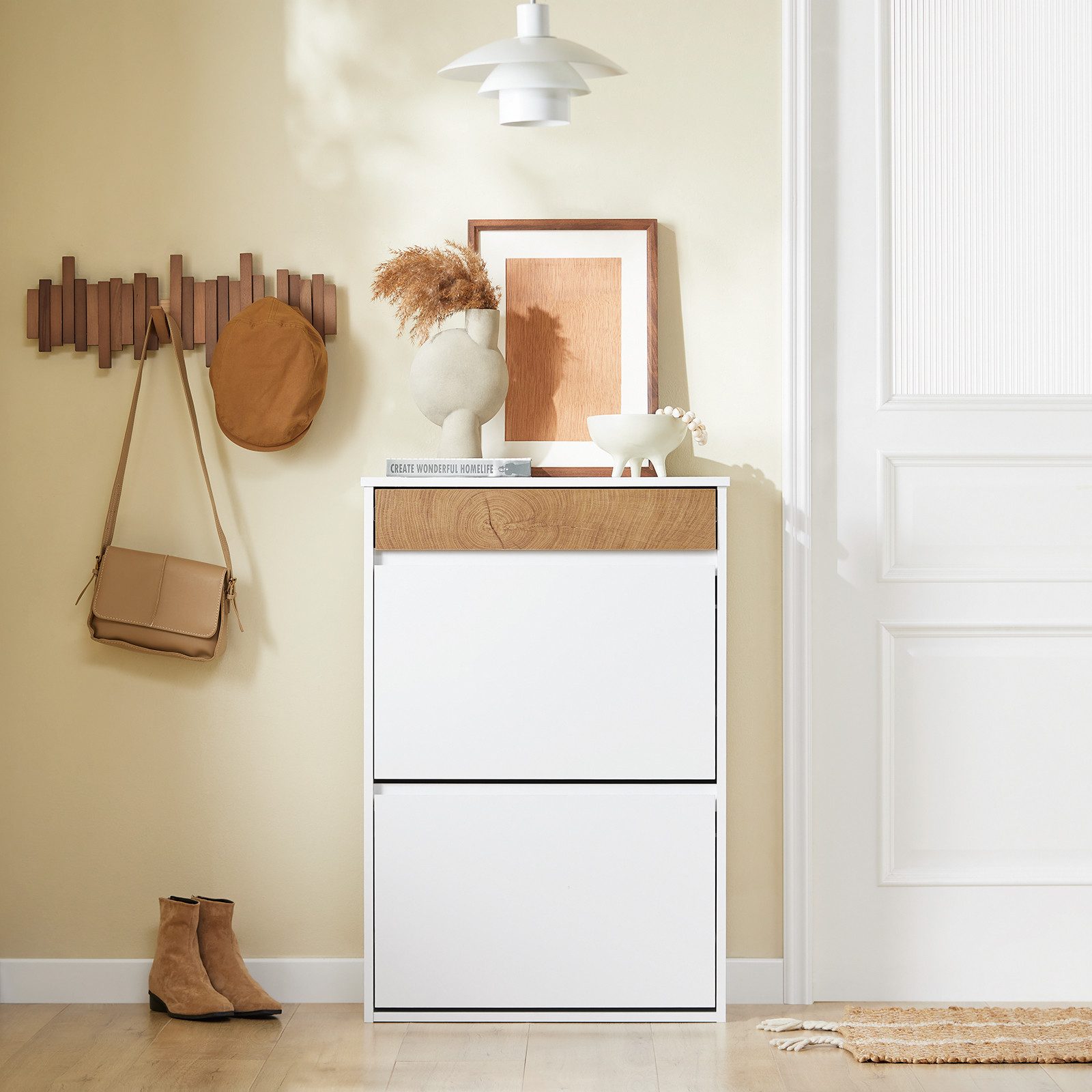 SoBuy Schuhschrank FSR205, Schuhkipper schmal Schuhregal Schuhorganizer, mi günstig online kaufen