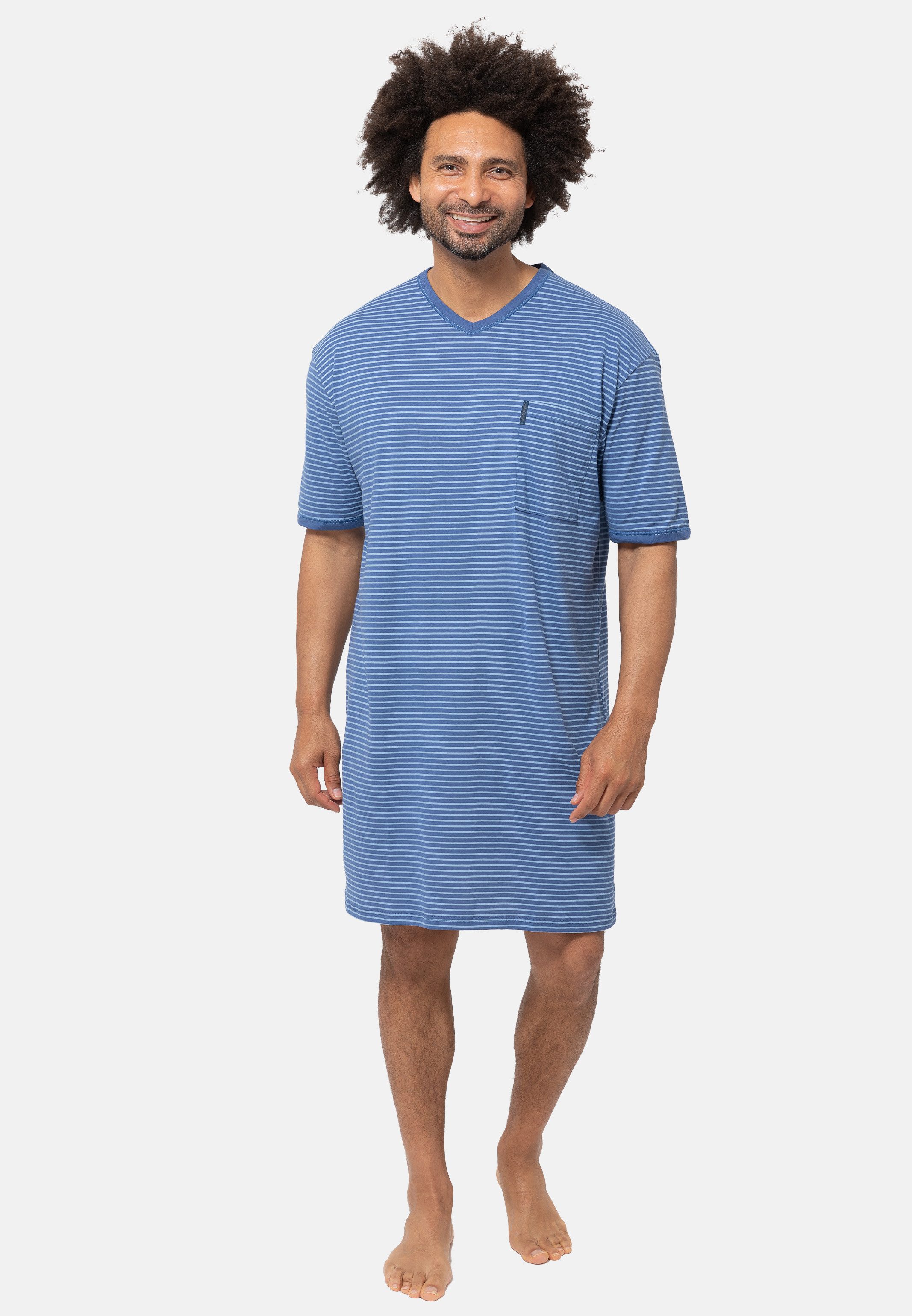 Ammann Nachthemd Extra Light Cotton (1-tlg) Nachthemd - Baumwolle - Atmungsaktiv - Lockerer Schnitt