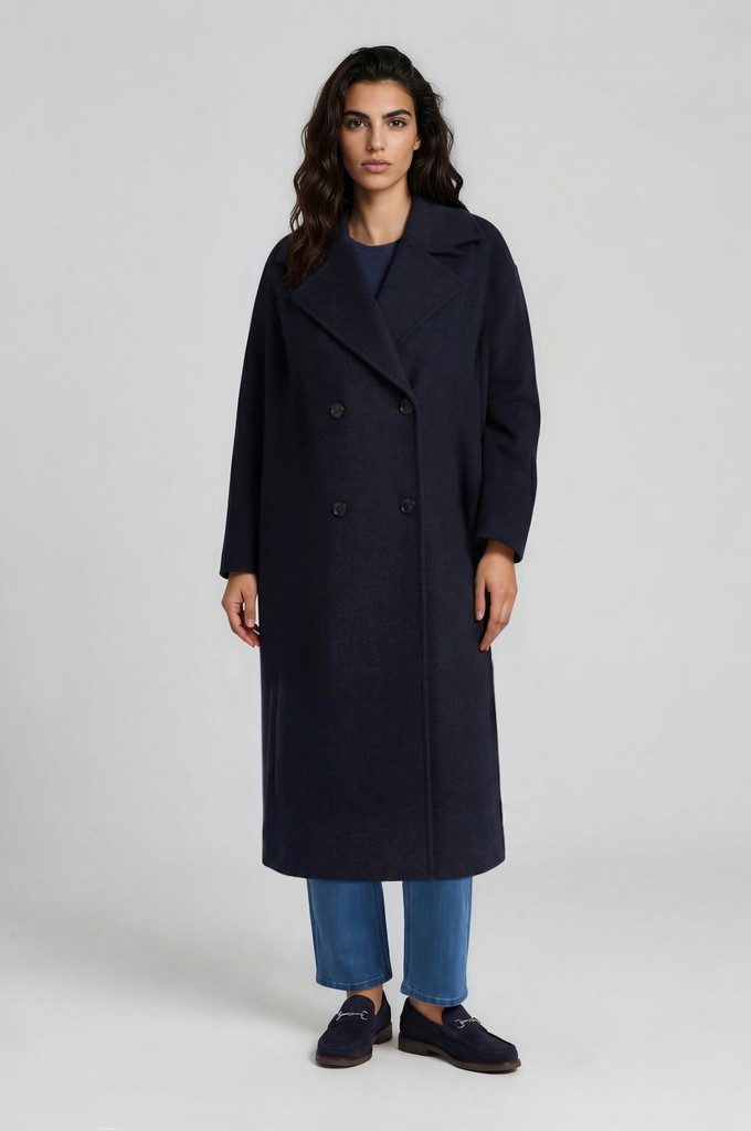 Milano Italy Kurzmantel OVERSIZED COAT W LAPEL COLLAR 1/1 S