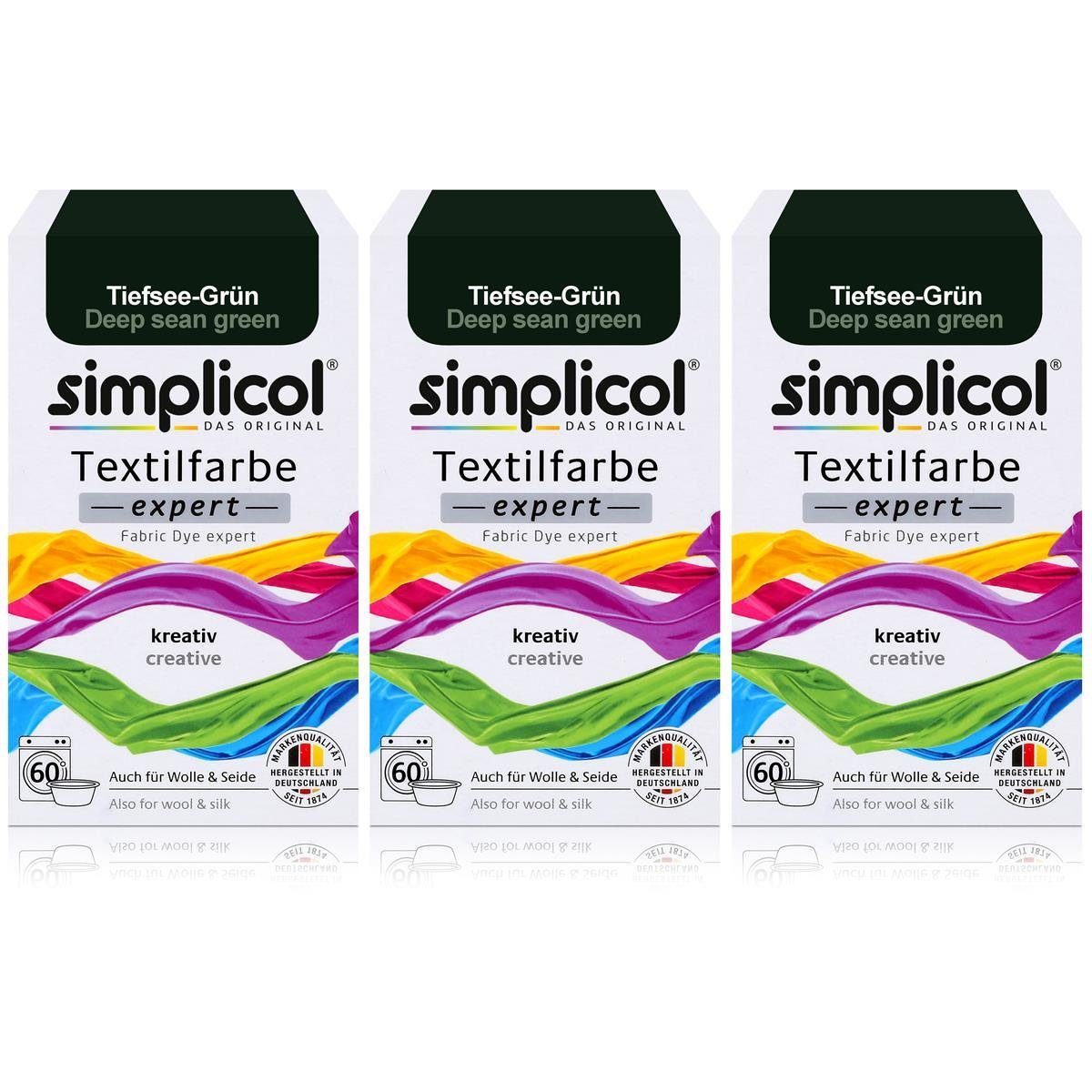 simplicol Textilfarbe Simplicol Textilfarbe expert Tiefsee-Grün 150g ...