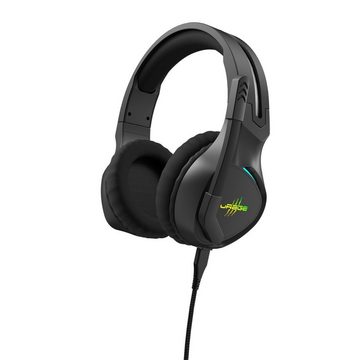 uRage SoundZ 710 7.1 V2, Schwarz Gaming-Headset (7.1-Virtual-Surround-Sound)