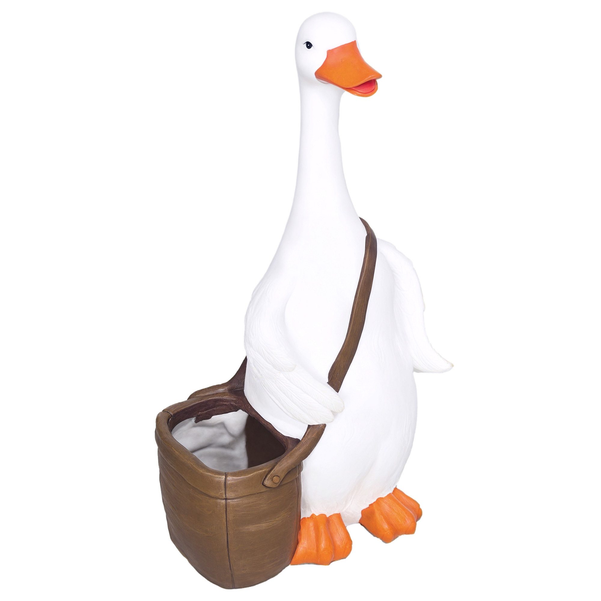 Outsunny Blumenkasten Pflanztopf, Blumentopf mit "Schwan mit Schulranzen" D günstig online kaufen