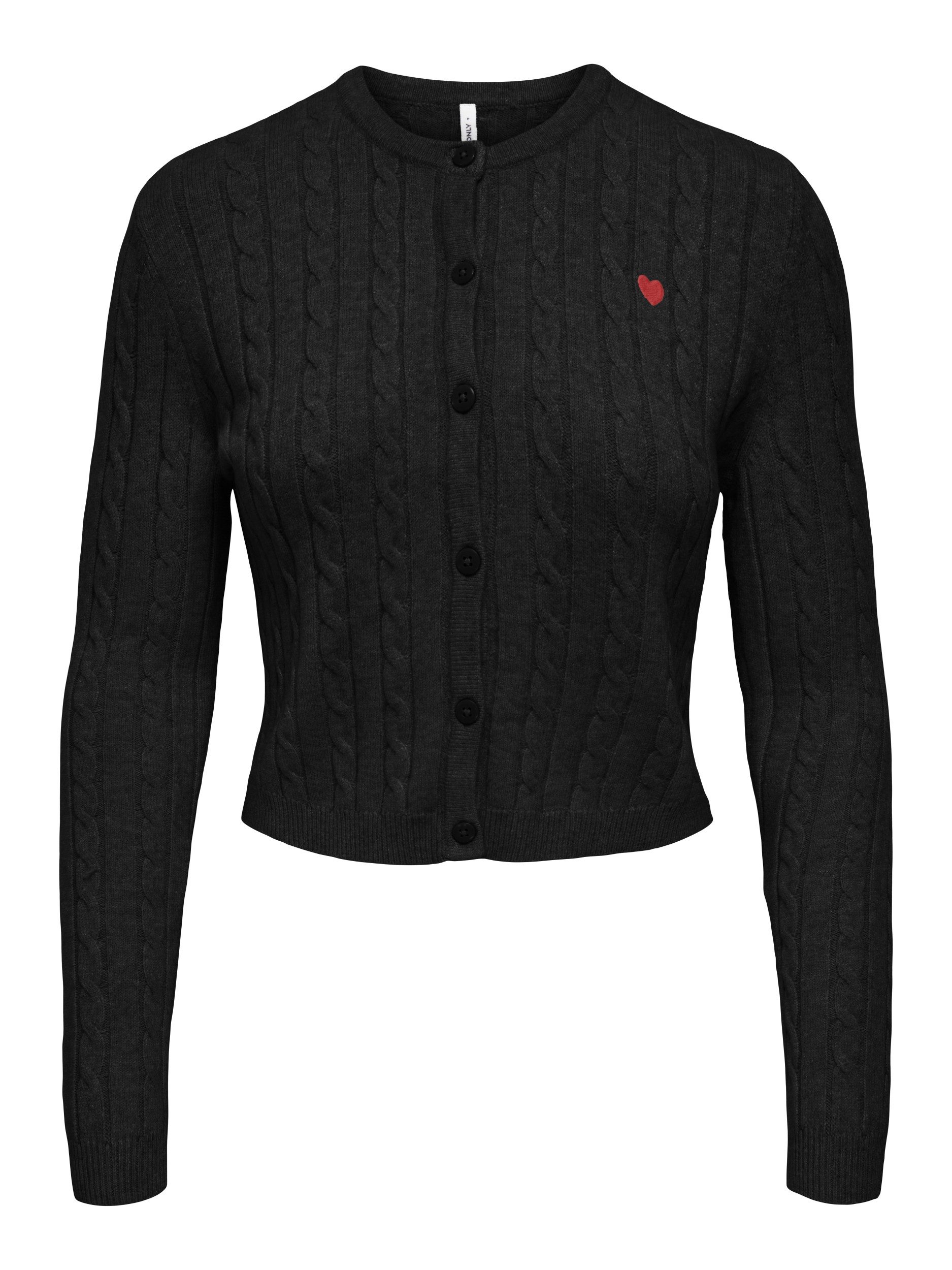 ONLY Strickjacke ONLKATIA LS CABLE BUTTON CARDIGAN C