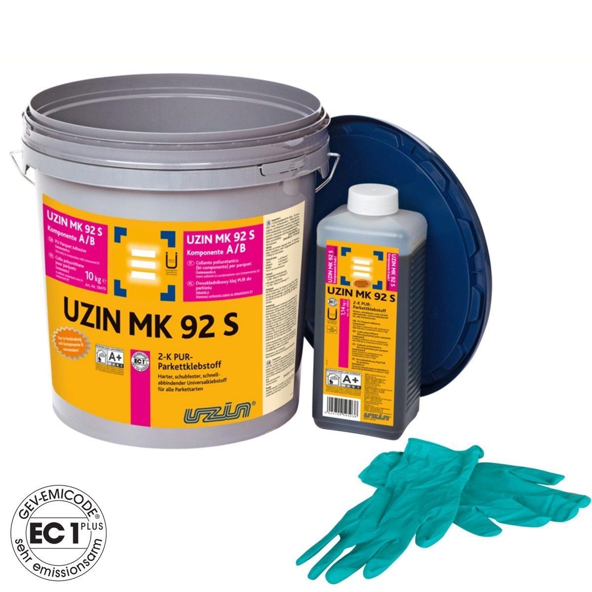 Uzin Parkettkleber UZIN MK 92 S 2K PUR Parkettkleber Universal Klebstoff 10kg Profi