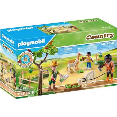 Playmobil® Konstruktions-Spielset Alpaka-Wanderung (71251), Country, teilweise aus recyceltem Material; Made in Europe