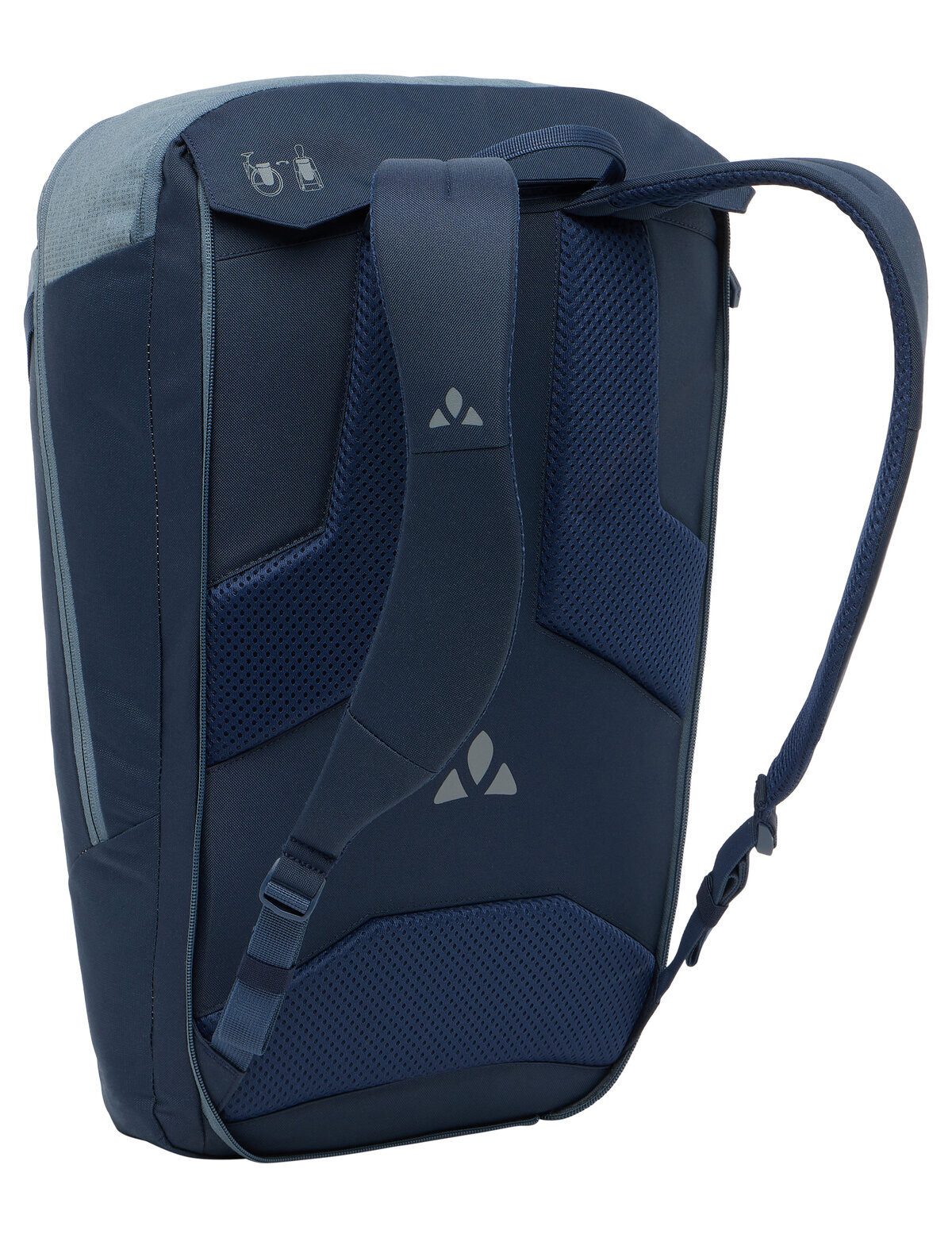 VAUDE Gepäckträgertasche Cycle 20 II (1-tlg., 1), 2in1 Rucksack Fahrradtasche