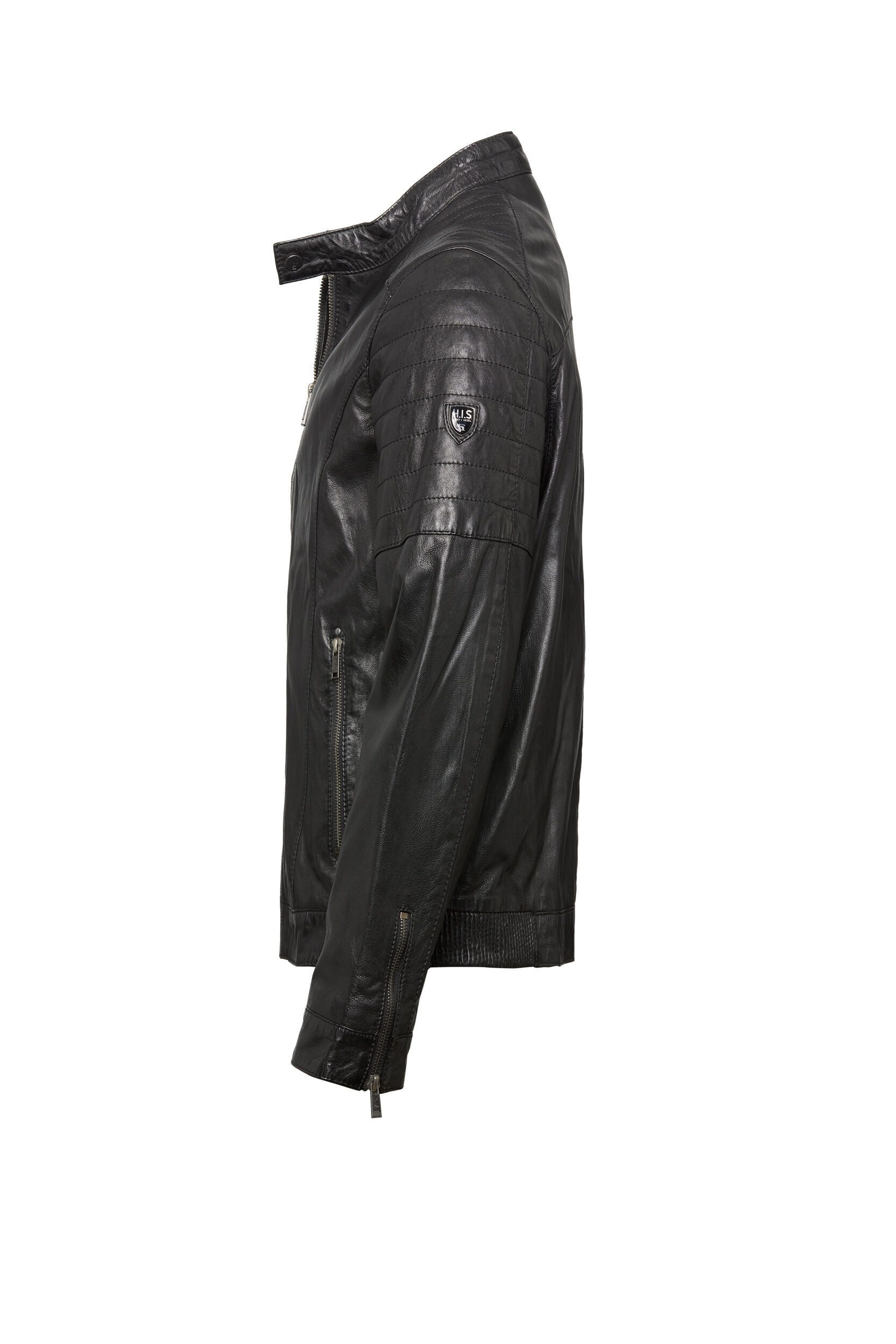H.I.S Lederjacke (1-St) aus hochwertigem Leder