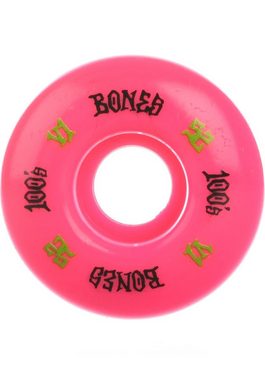 Bones Skateboard Bones 100's OG V1 Skateboard Rollen 53mm 100A (4erSet) Pink