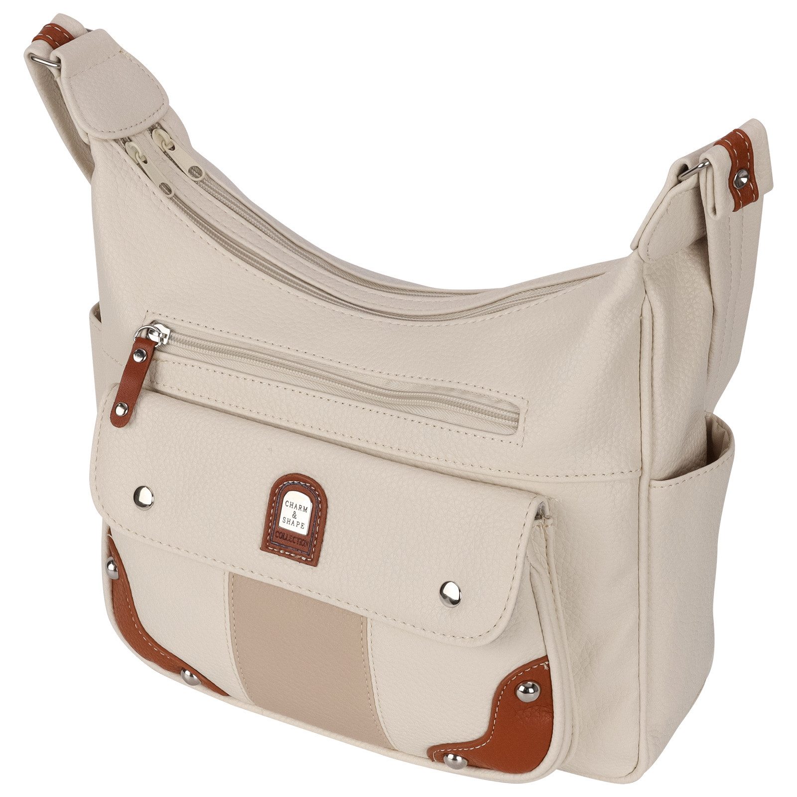 EAAKIE Umhängetasche Damen Tasche Schultertasche Umhängetasche Leder Optik Handtasche, als Schultertasche, Umhängetasche tragbar