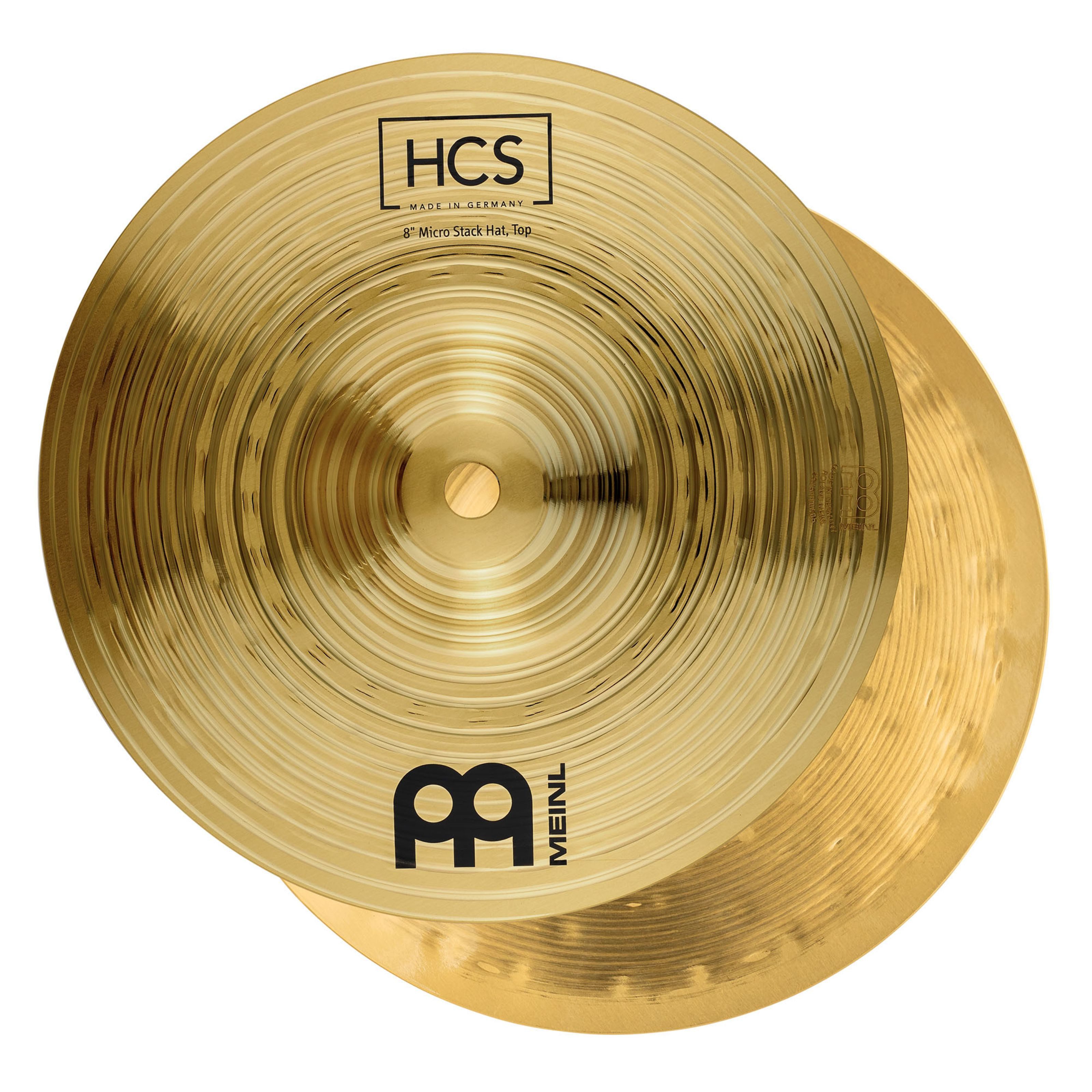 Meinl Percussion Becken, Cymbals, Ride Becken, HCS8H Micro Stack Hats 8" - Ride Cymbal