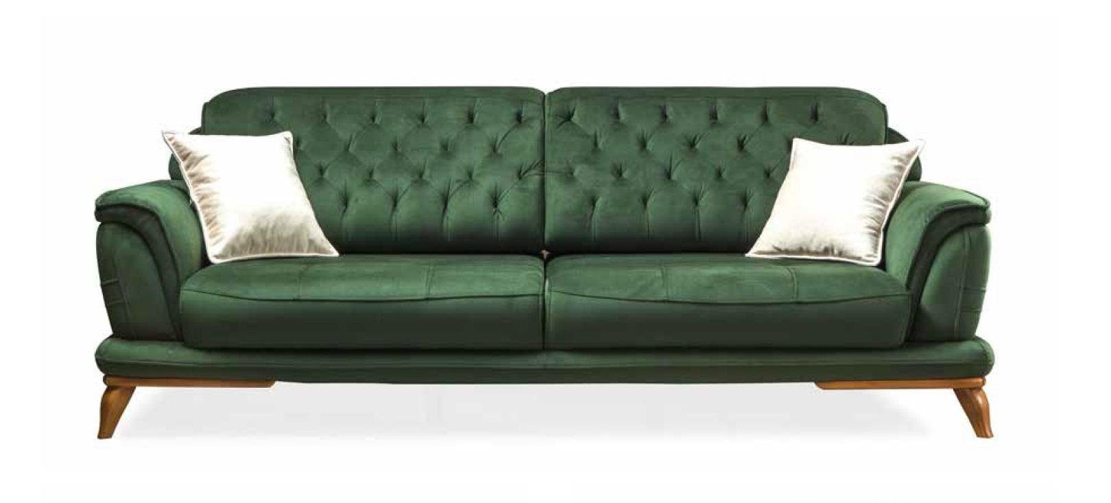 JVmoebel Sofa Moderner Luxus Chesterfield Dreisitzer 3-Sitzer Couch Möbel Neu, Made in Europe