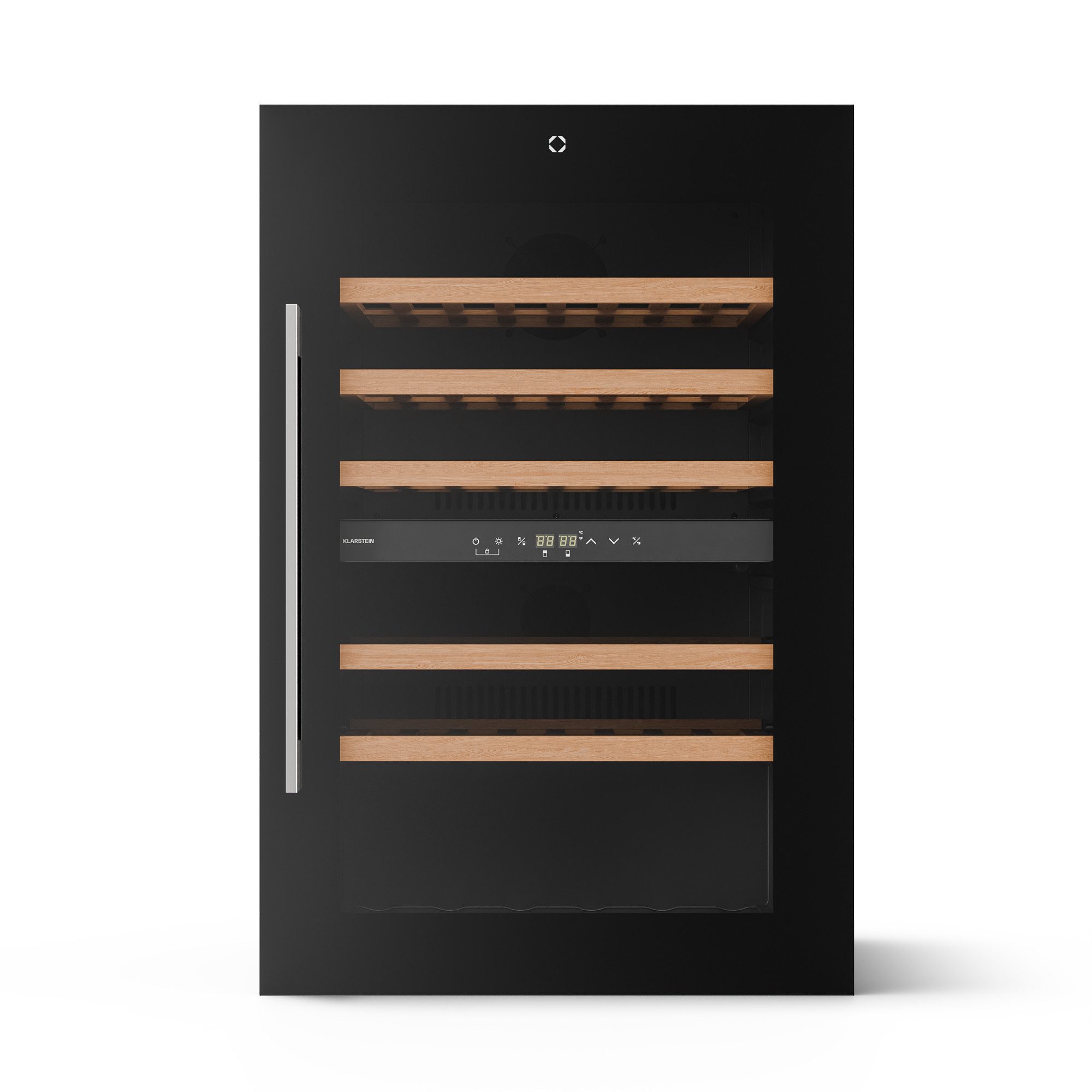 Klarstein Weinkühlschrank illuminosa, für 57 Standardflaschen á 0,75l,Wein Flaschenkühlschrank Weintemperierschrank Weinschrank Kühlschrank