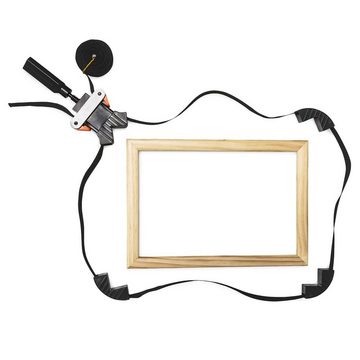 relaxdays Montageklemme Rahmenspanner mit Spannbacken 4m, B: 10 cm, L: 28 cm