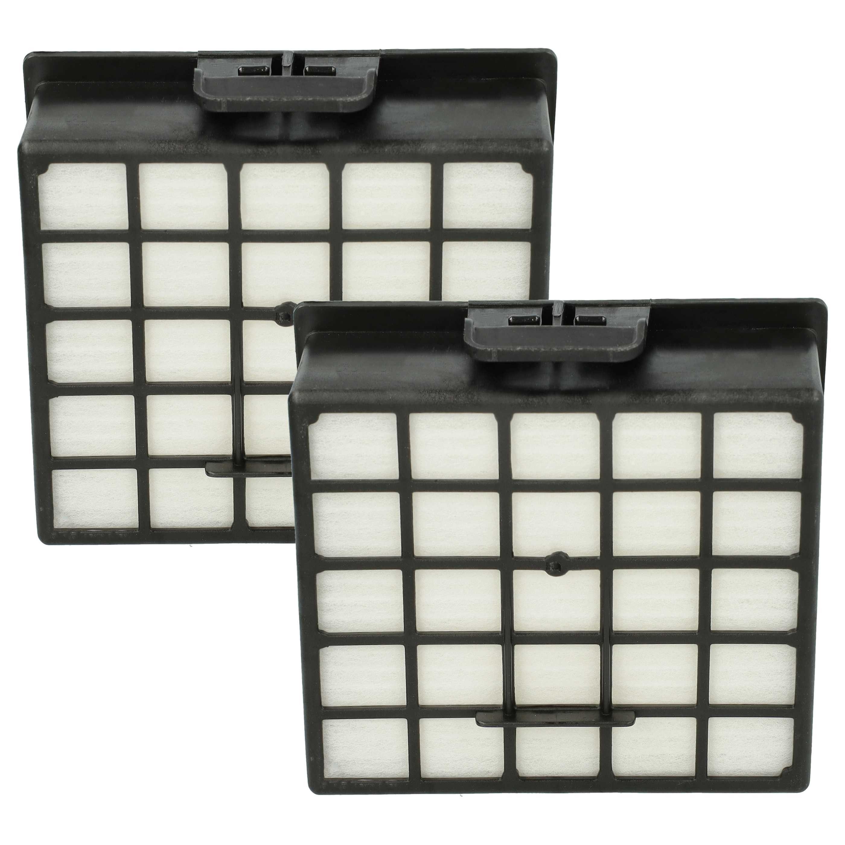 vhbw Flachfaltenfilter passend für Privileg Compact Clean 3 Staubsauger, Nass- und Trockensau, für Staubsauger, (2-St), Hochwertiges Filter-Set für Nass-/Trockensauger, Für noch besseres