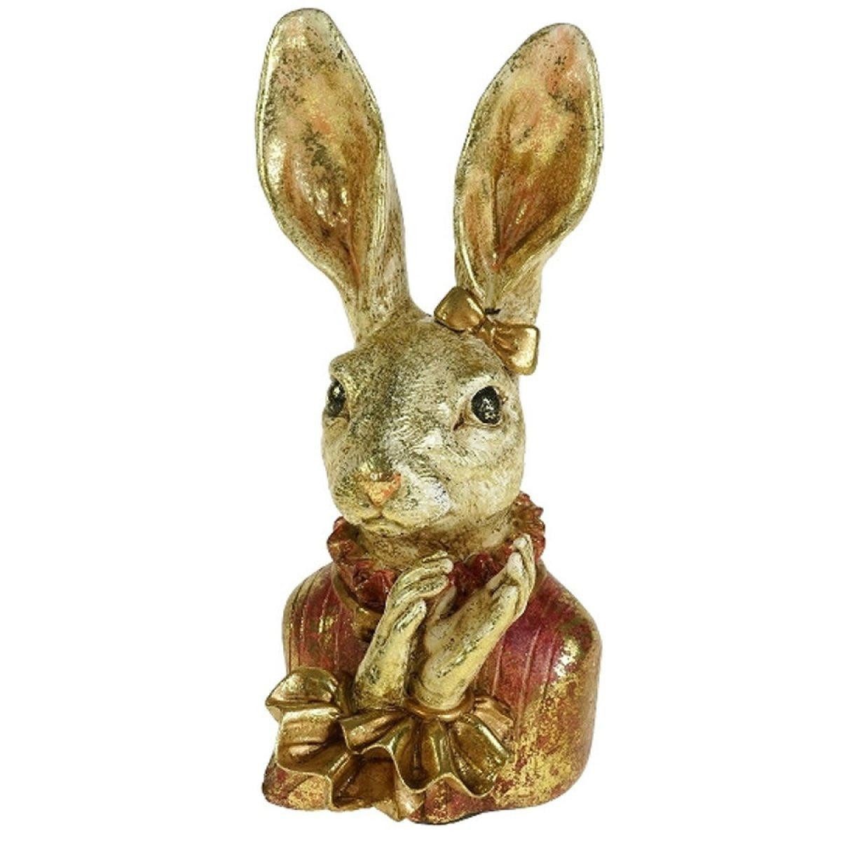Werner Voß Osterhase Dekorationsfigur Hasenbüste Hannilein (23cm)