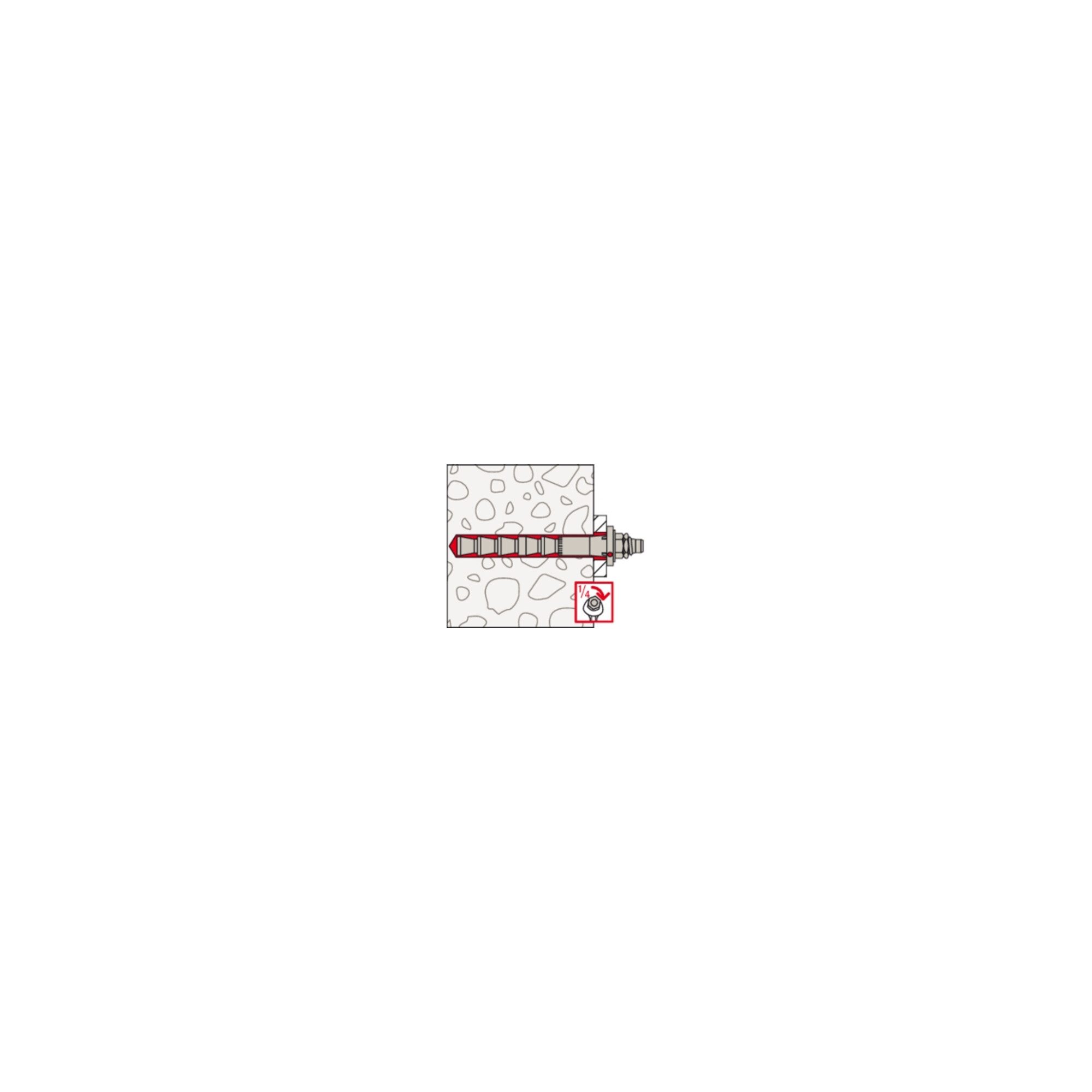 fischer Gewindestange fischer Highbond dynamic FHB-A dyn 16x125/80 10 Stk